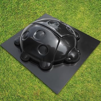 3D Ladybug Concrete Mold Cement Plastic ABS 2mm - Ladybug Mold for Cement - Concrete Molds and Forms Animals Reusable