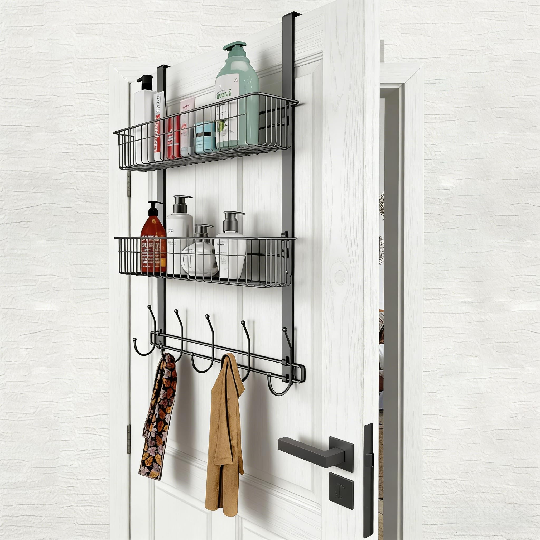 Amazon｜TOWEBOORY ウォールポケット 壁掛け収納 3段 ドア掛け収納