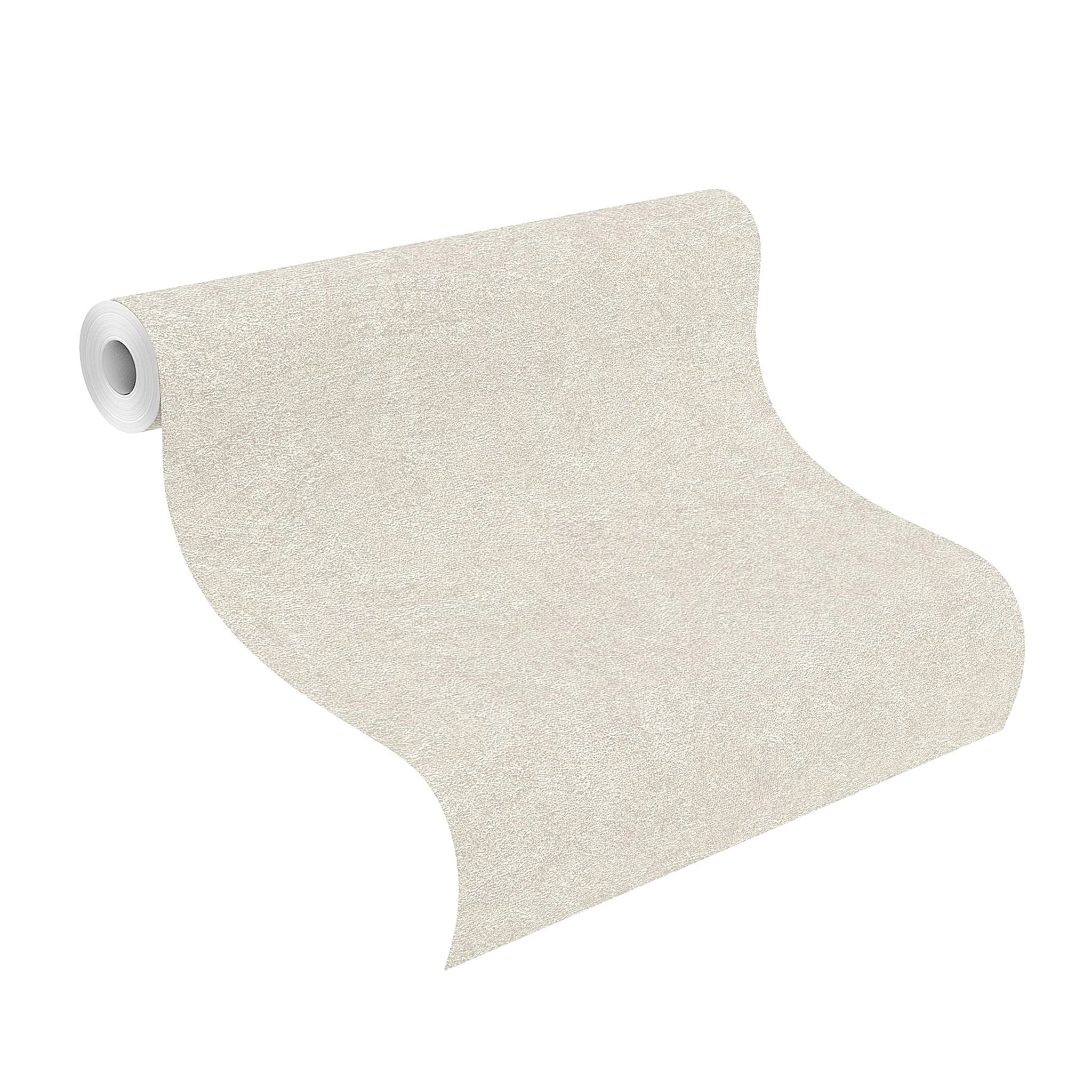 Rasch Wallpaper 699814 Plain Non-Woven Wallpaper with Light Plaster Look Concrete Look in Beige, 53 x 1005 cm - Image 3