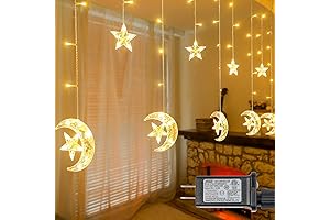 Ramadan Decorations Curtain Lights: Illuminate Your Ramadan Celebrations