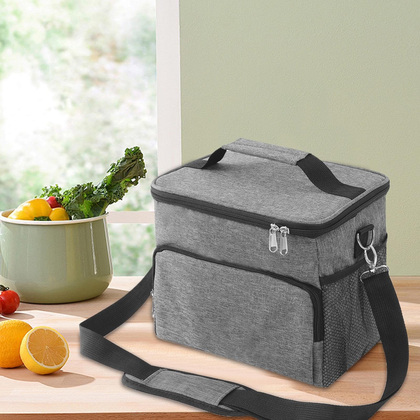 Torba Na Lunch Wielorazowe Izolowane Torby Na Lunch | Przenośny Miękki Pojemnik Termiczny Do Pracy Szkoły Plaży pikniku Dla Dzieci Chłopców Mężczyzn Kobiet Dorosłych