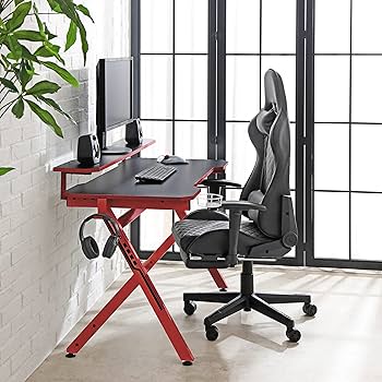 PCデスク Amazon | ZXD pcデスク ラック付き 幅80cm×奥行50cm パソコン