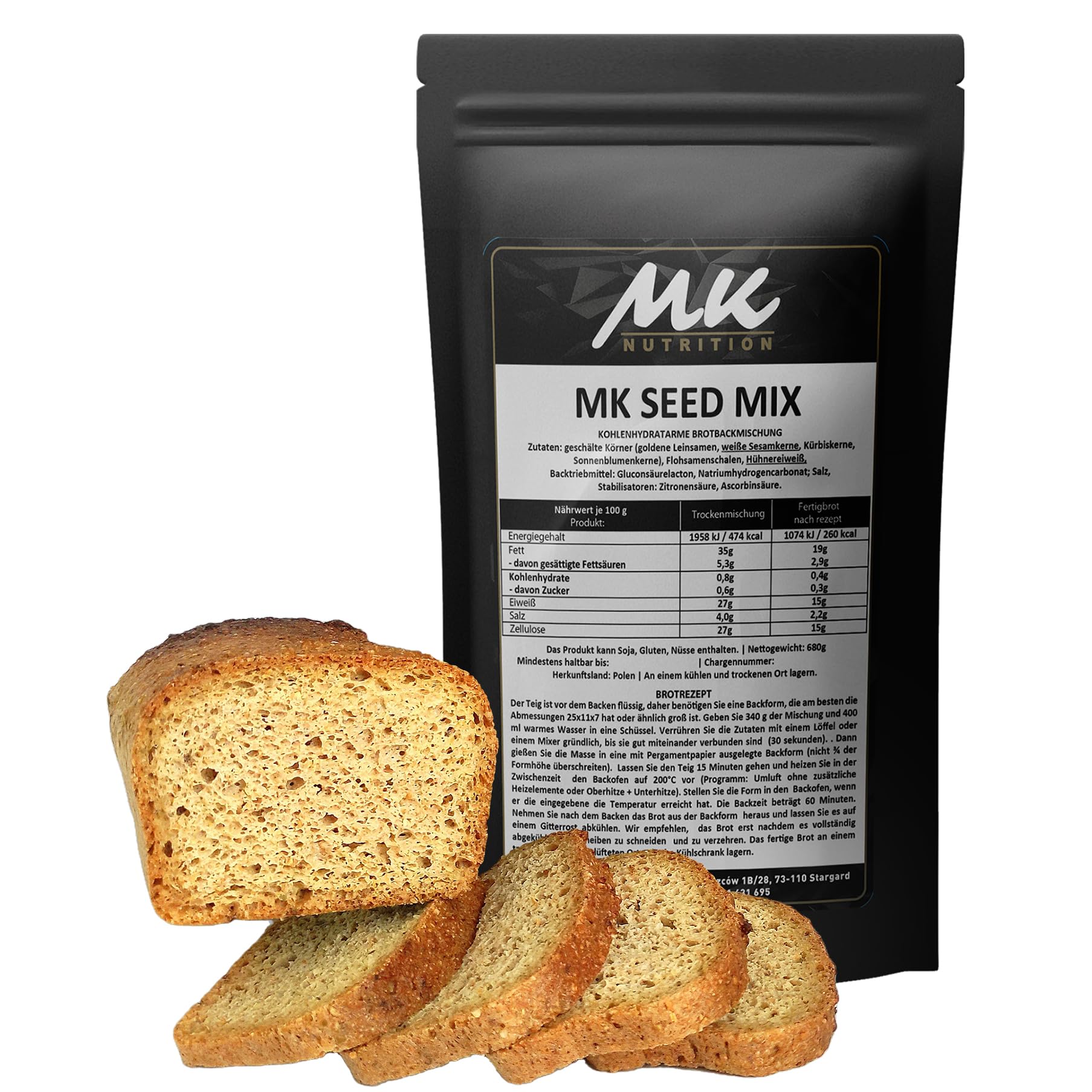 KETO Bread Seed Mix (680 g)