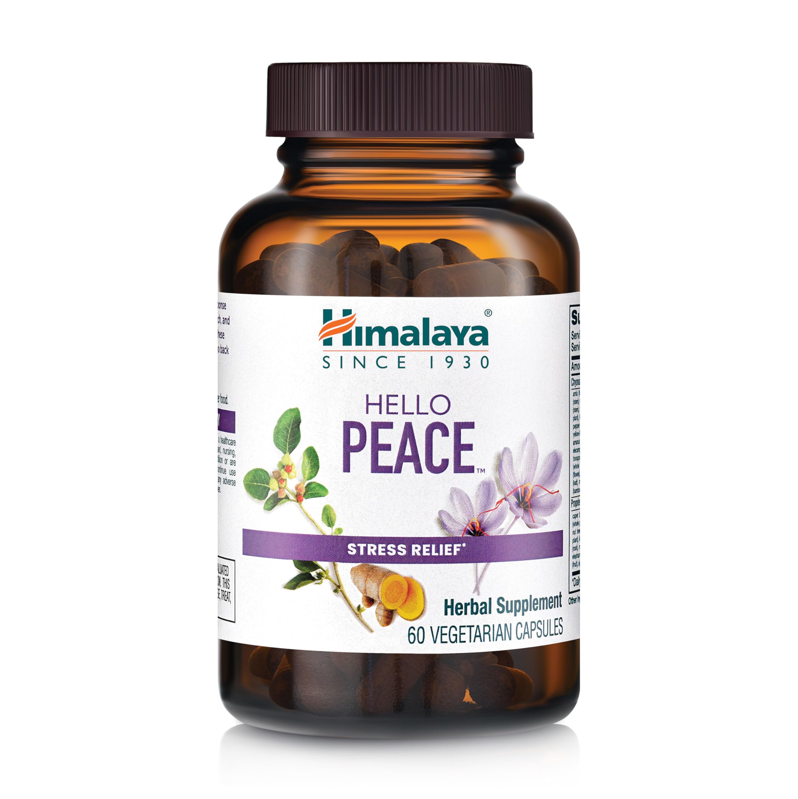 Amazon.com: Himalaya Hello Peace - Herbal Stress Relief Supplement