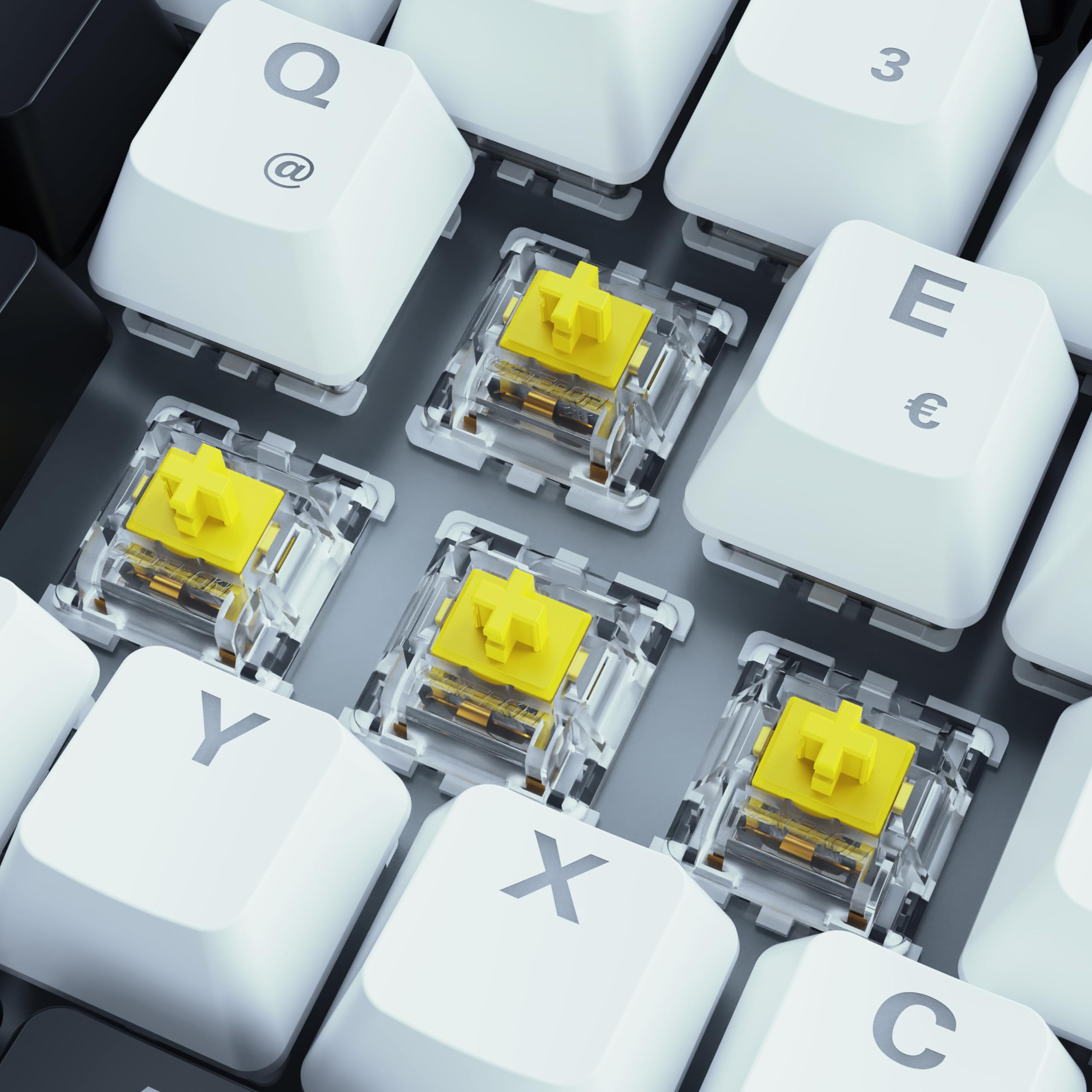 Sharkoon Skiller SGK50 S3 Weiß, RGB Gaming Keyboard, 75% Layout