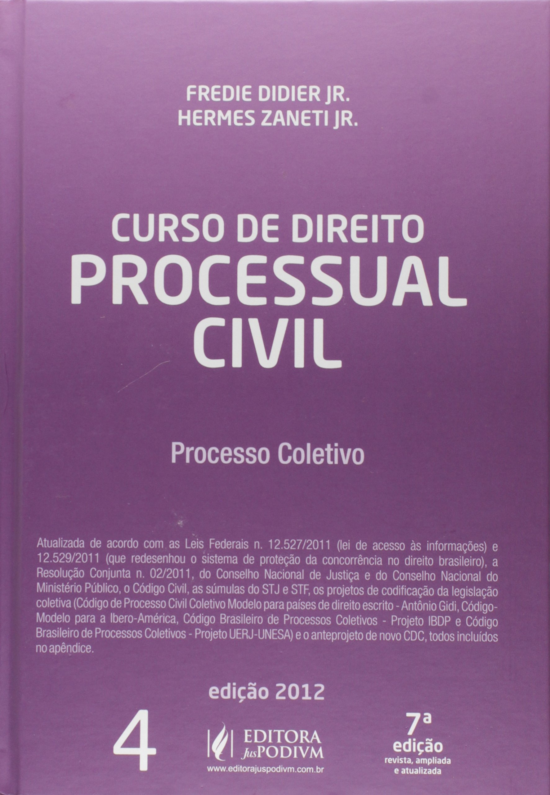 Capa de Curso De Direito Processual Civil - Vol.4