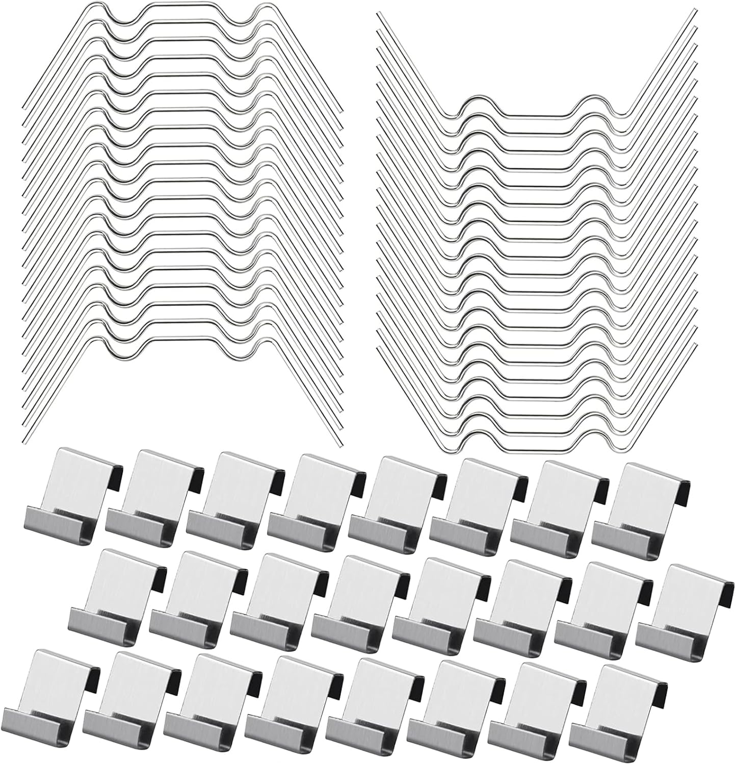 50pcs Greenhouse Glass Clips,Polycarbonate Greenhouse Clips for Fitting