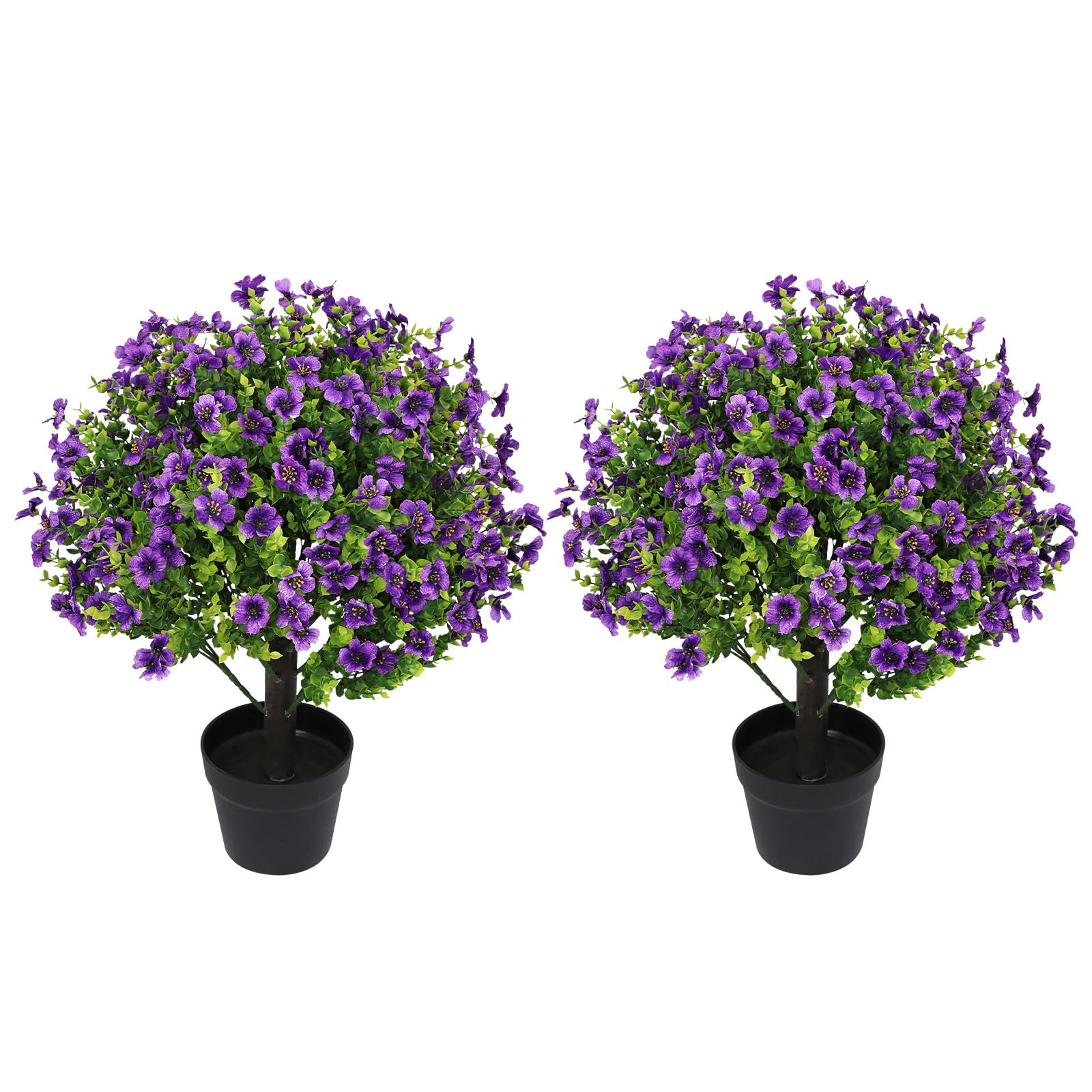 Aoutyers Set of 2 Potted Purple Daisy Mums