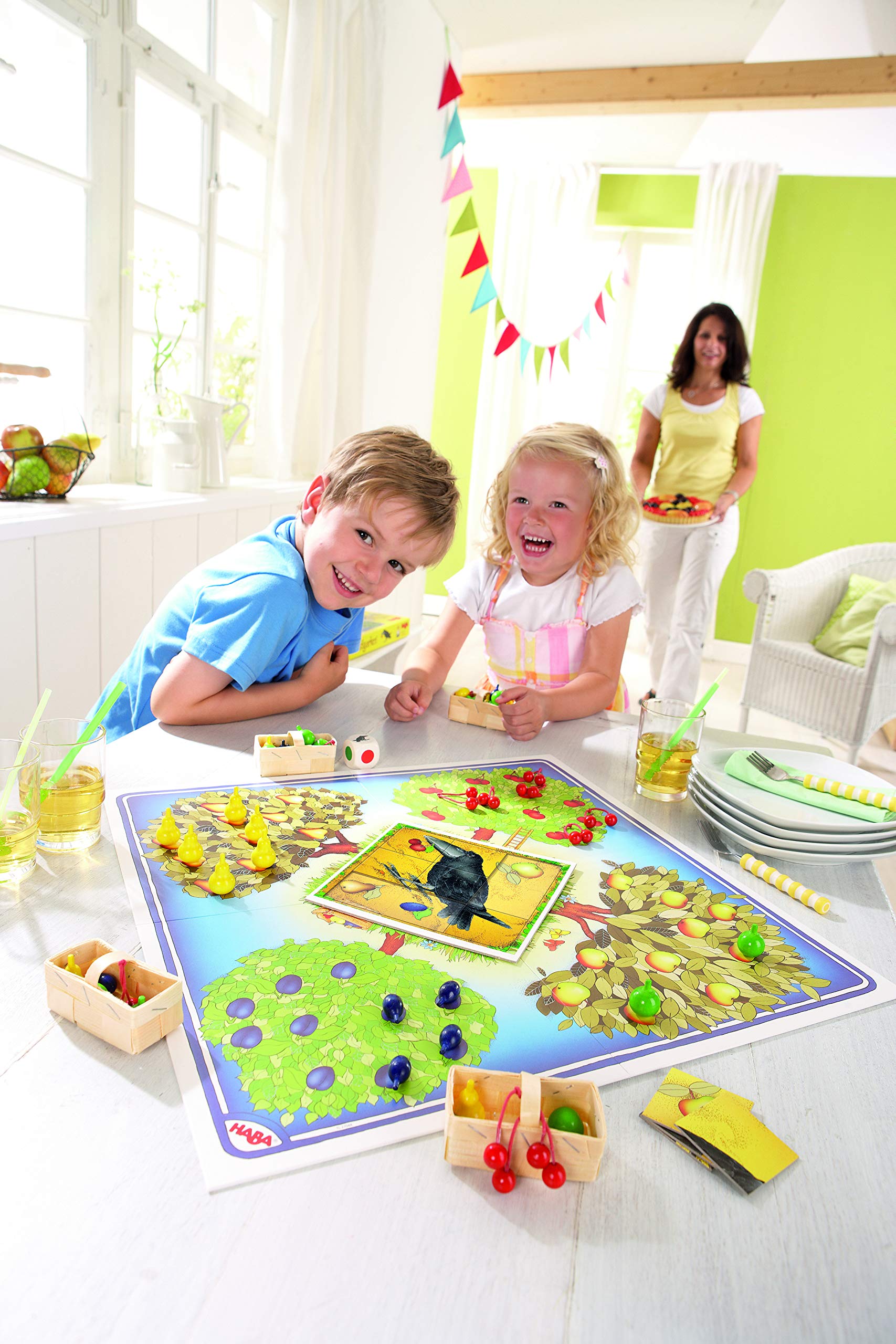 HABA 3403 - El Frutal, el clásico Juego Infantil de Mesa cooperativo. Más 3 años