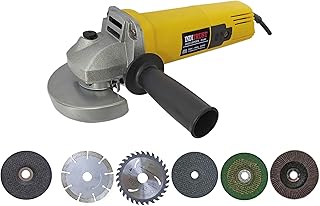 Inditrust new Multi functional 900W 4inch 100mm dia mini electric angle grinder machine (Grinder + 6PCs Disc) 100% Copper Winding