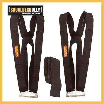 SHOULDER DOLLY 2-person shoulder strap, transport belt, sling for ergonomic and easy lifting From objects up to 370 kg and 3.65 m in length Furniture, household appliances and much more LD2001