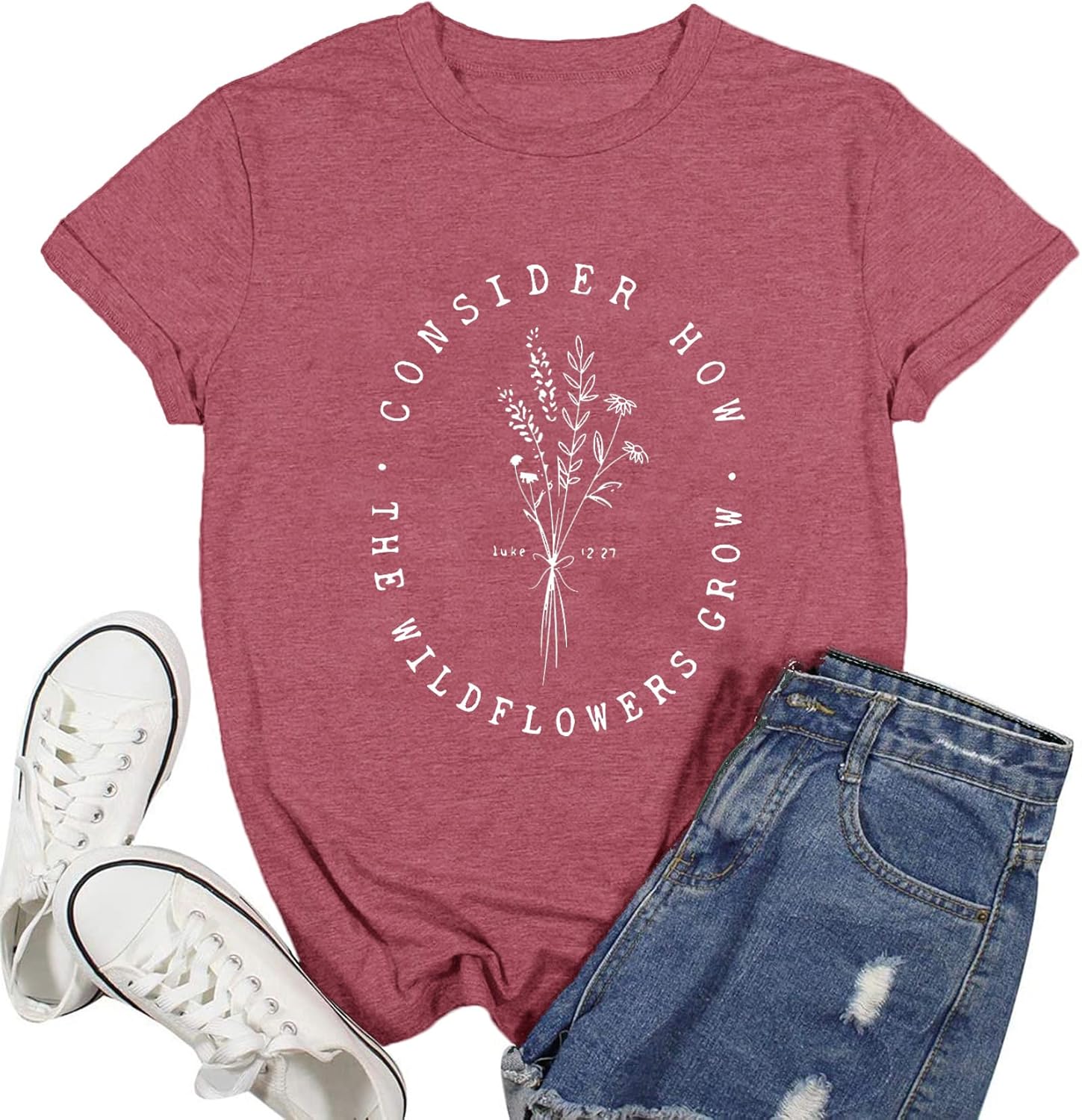 Christian Shirt for Women Bible Verse T-Shirts Faith Blessed Inspirational Shirts