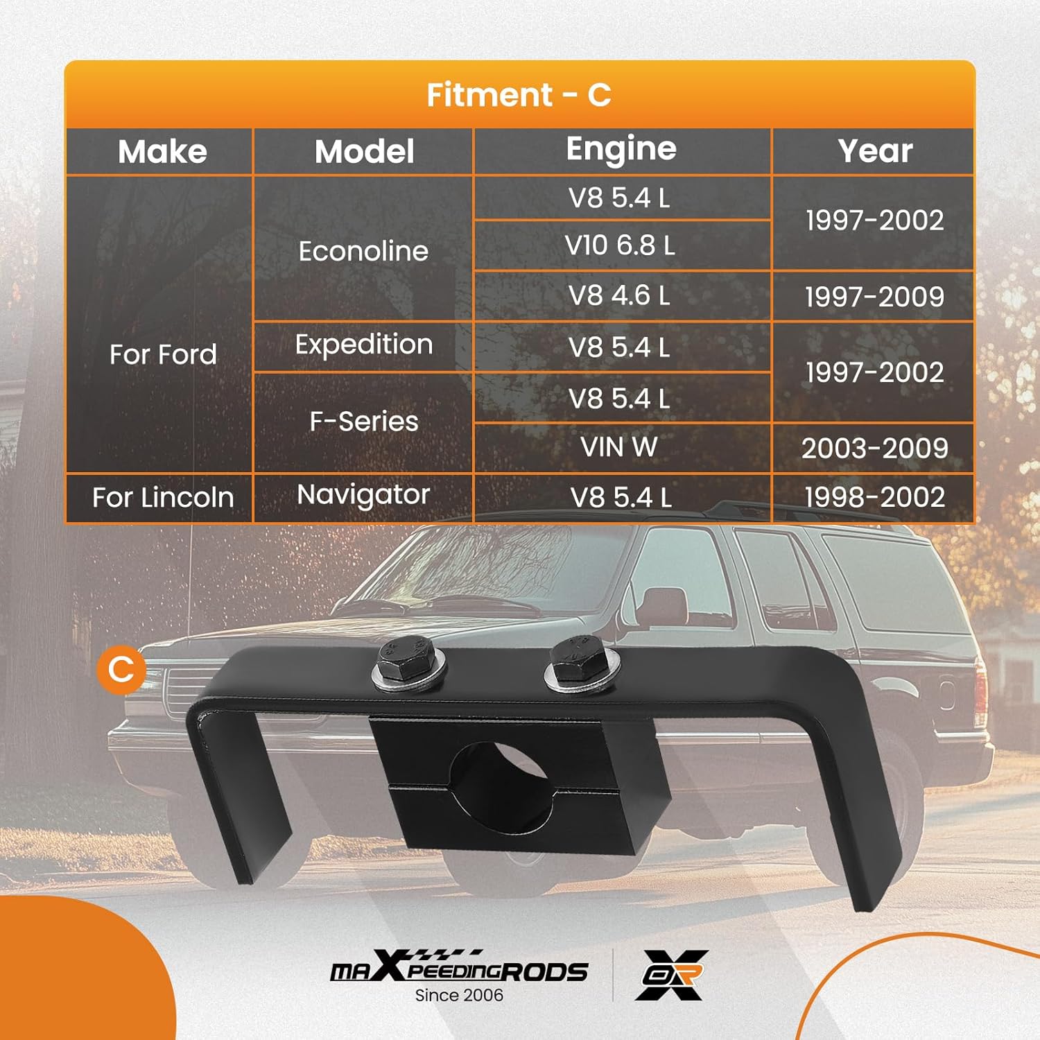 maXpeedingrods Engine Camshaft Alignment Locking Tools Timing Belt Tool Kit with Valve Spring Compressor for Ford Modular Econoline Expedition F-Series 4.6L 5.4L 6.8L 2V 4V Engines