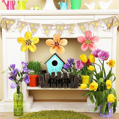 Miniatura 156 de Trébol de madera de gran tamaño de 7 pulgadas, adornos para el día de San Patricio para pintar, tréboles de madera en blanco en blanco, sin