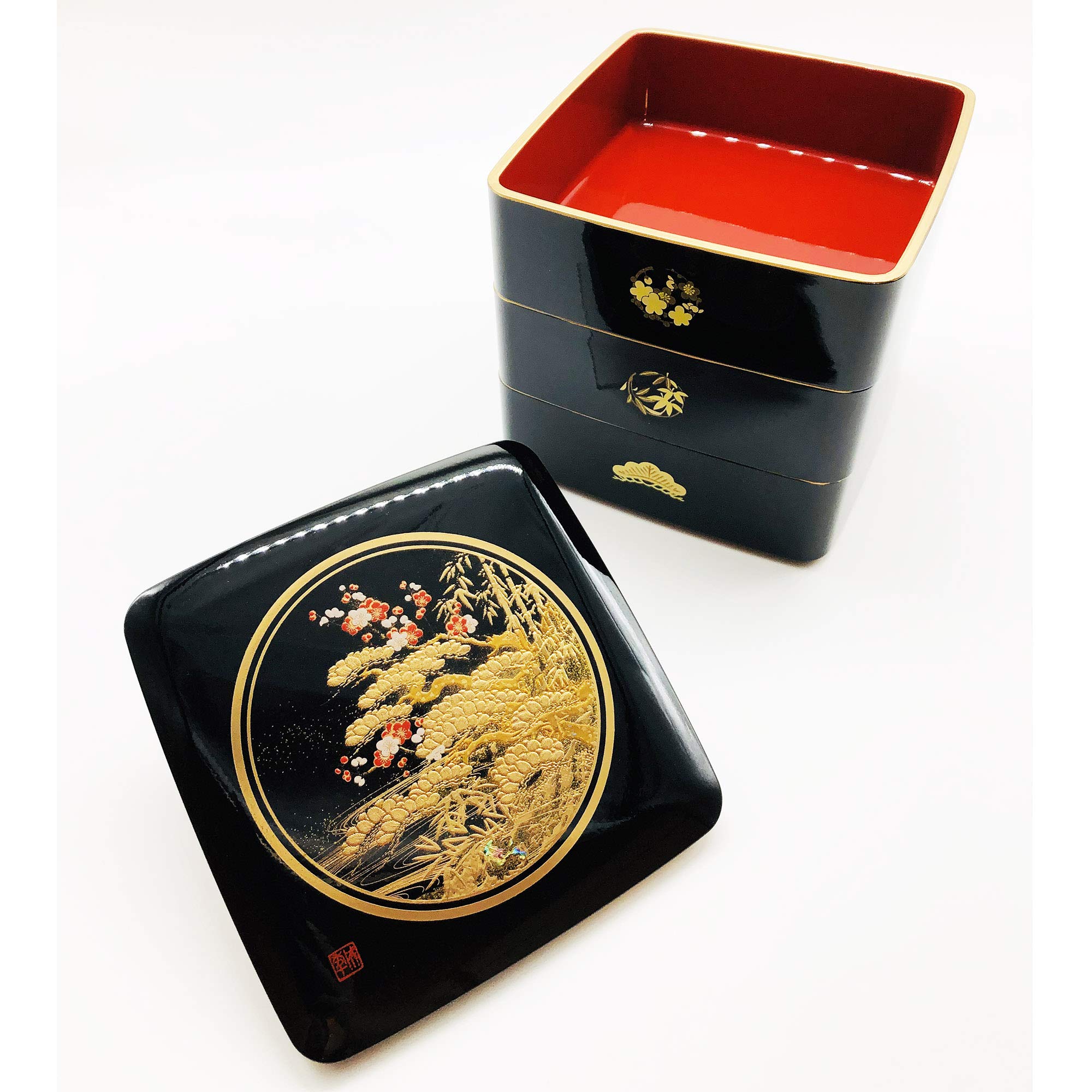 Amazon｜松竹梅 5.0 都三段重(B) 7R-617｜重箱 オンライン通販