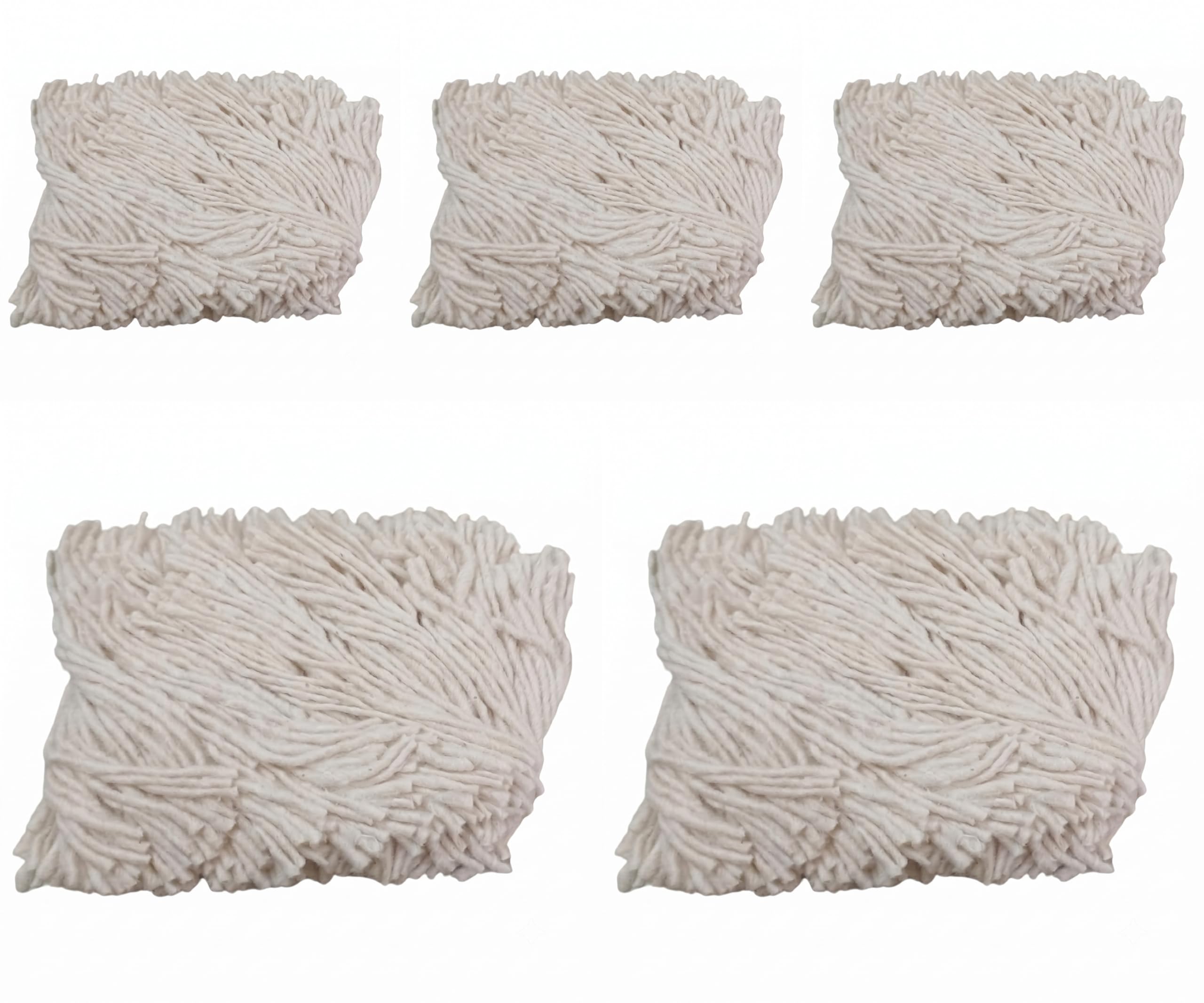 On Blow Long Cotton Wicks for Diya, Lambi Batti for Puja (Off White 3 Inch Long) Pack of 5 (Each Pack has 365 Cotton Puja Wicks)-picture-34