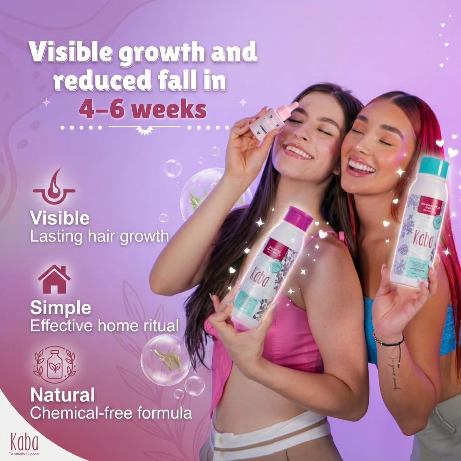 D'Luchi Hair Treatment Kit for Growth & Intense Care, Set of 3 - Complete Hair Care Set with Bag, Includes Red Onion Shampoo & Hair Tonic. - Image 3