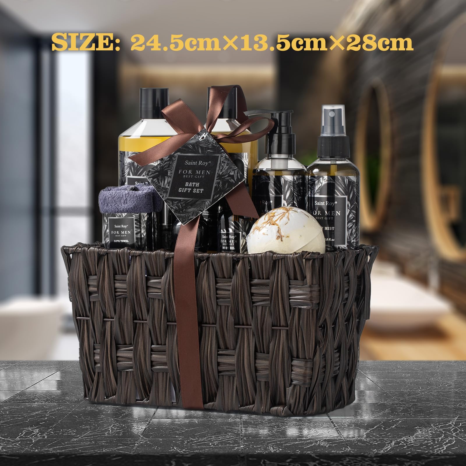 Men's Bath & Body Gift Set – Fragranced Grooming & Self-Care Spa Kit