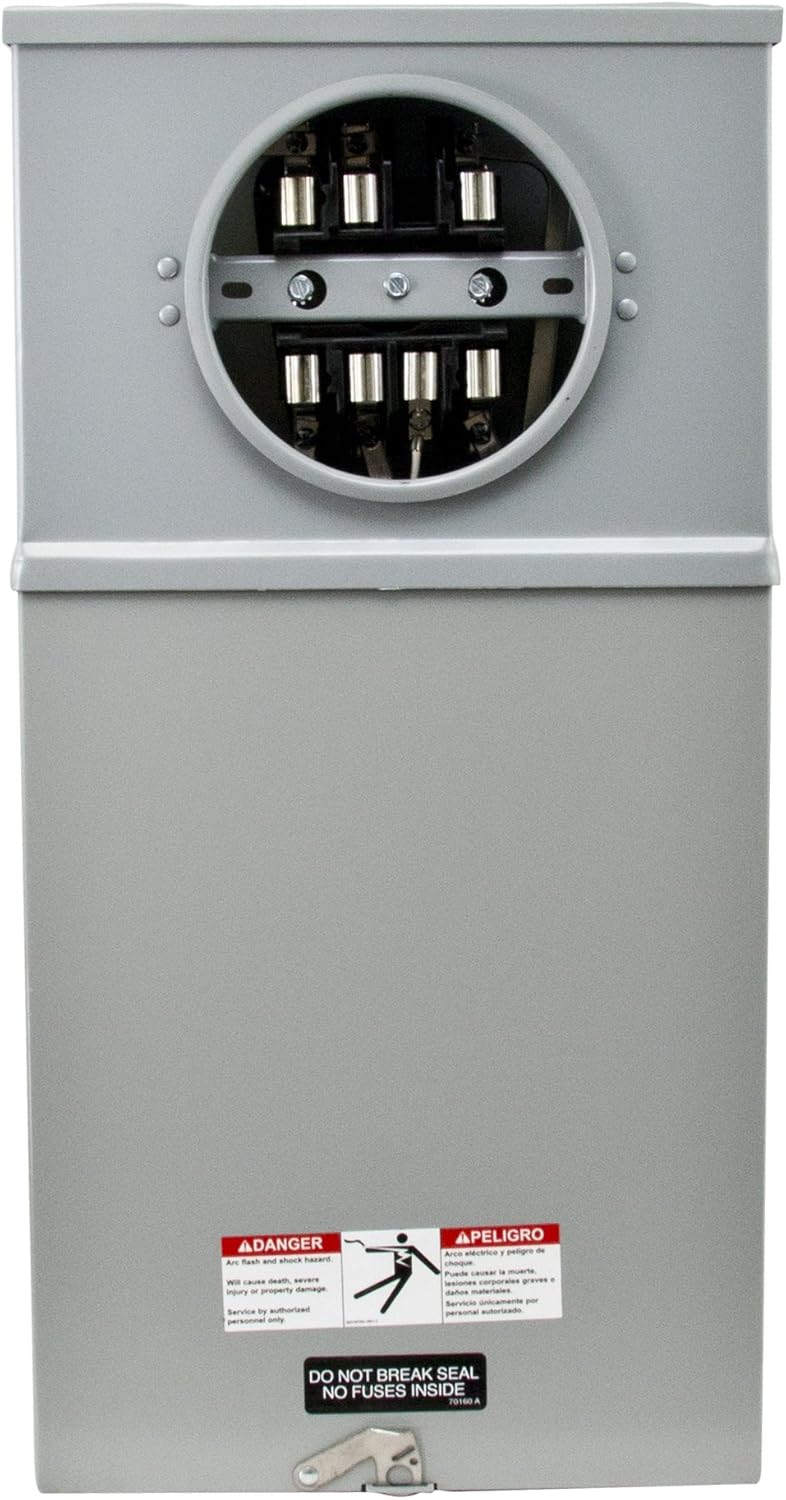 Buy Cooper BLine 117 TB Meter Socket, 100A, 3PH, 7 Jaw, 600VAC, Ring