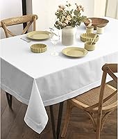 Vista 2 de Solino Home Dru Camino de mesa de lino de algodón Zoe y Florence, manteles individuales y servilletas de cena