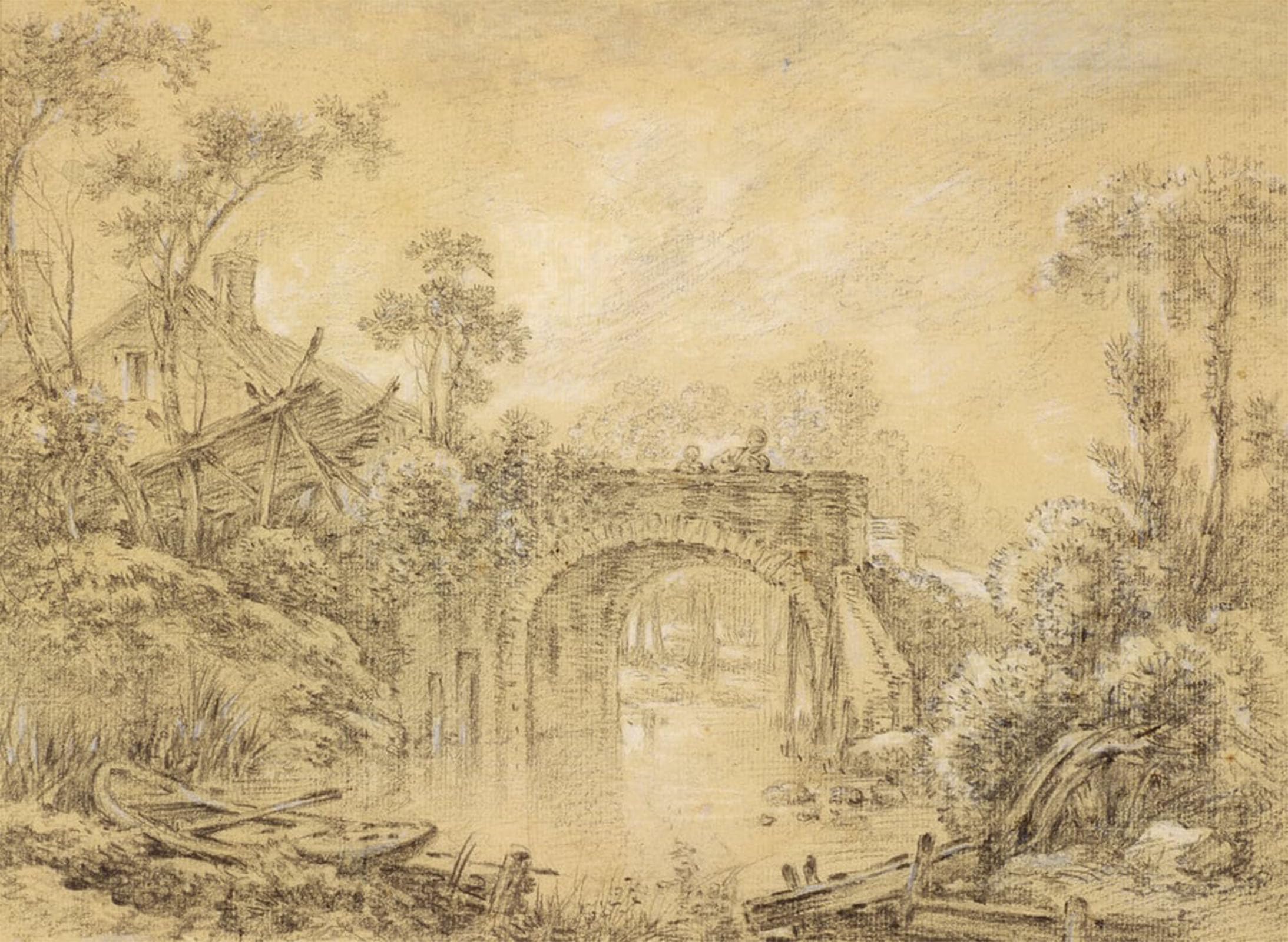 Impression d'affiches d'art de François Boucher sur toile haute définition - 5