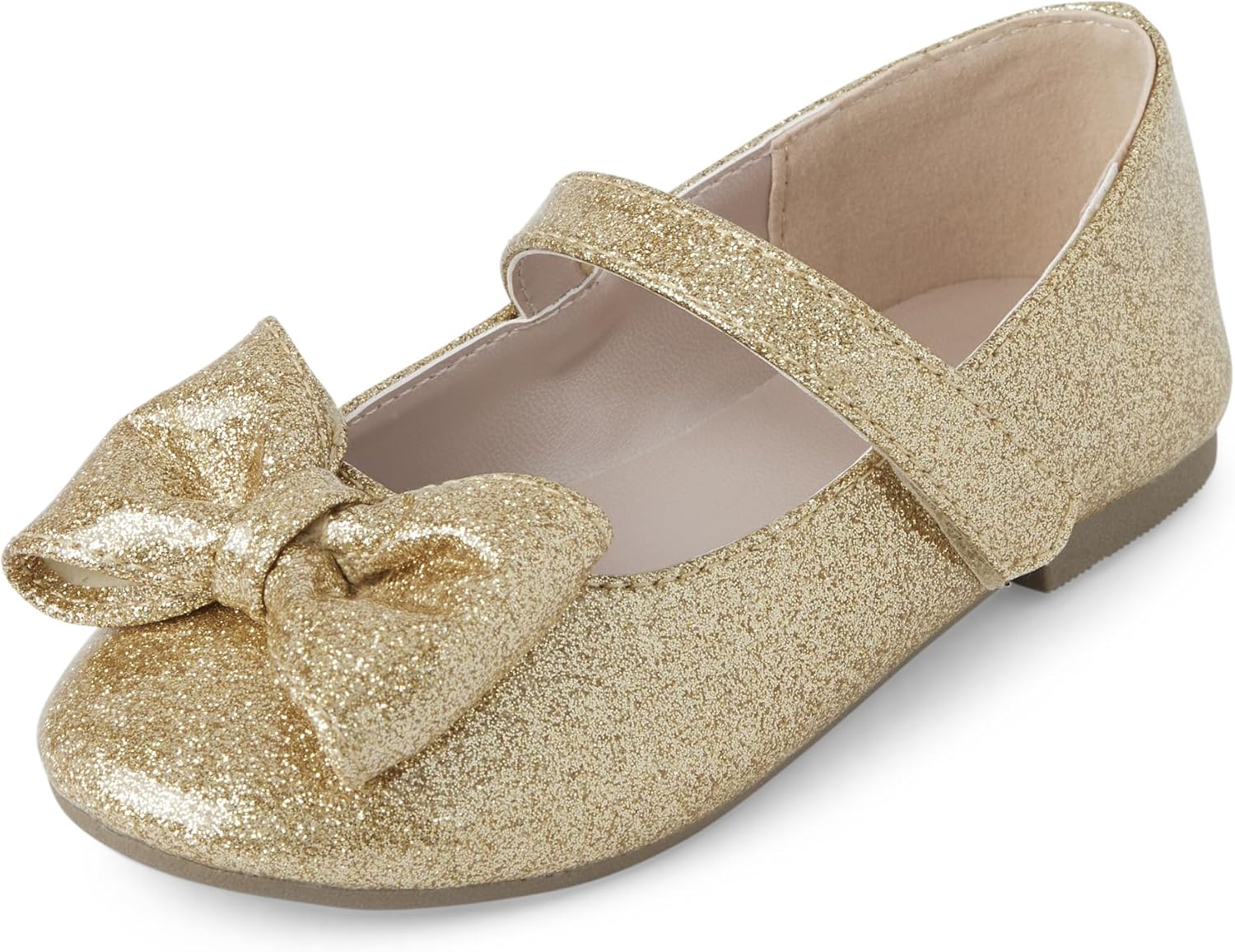 Gymboree,and Toddler Dressy Ballet Flat,Gold,9 Toddler