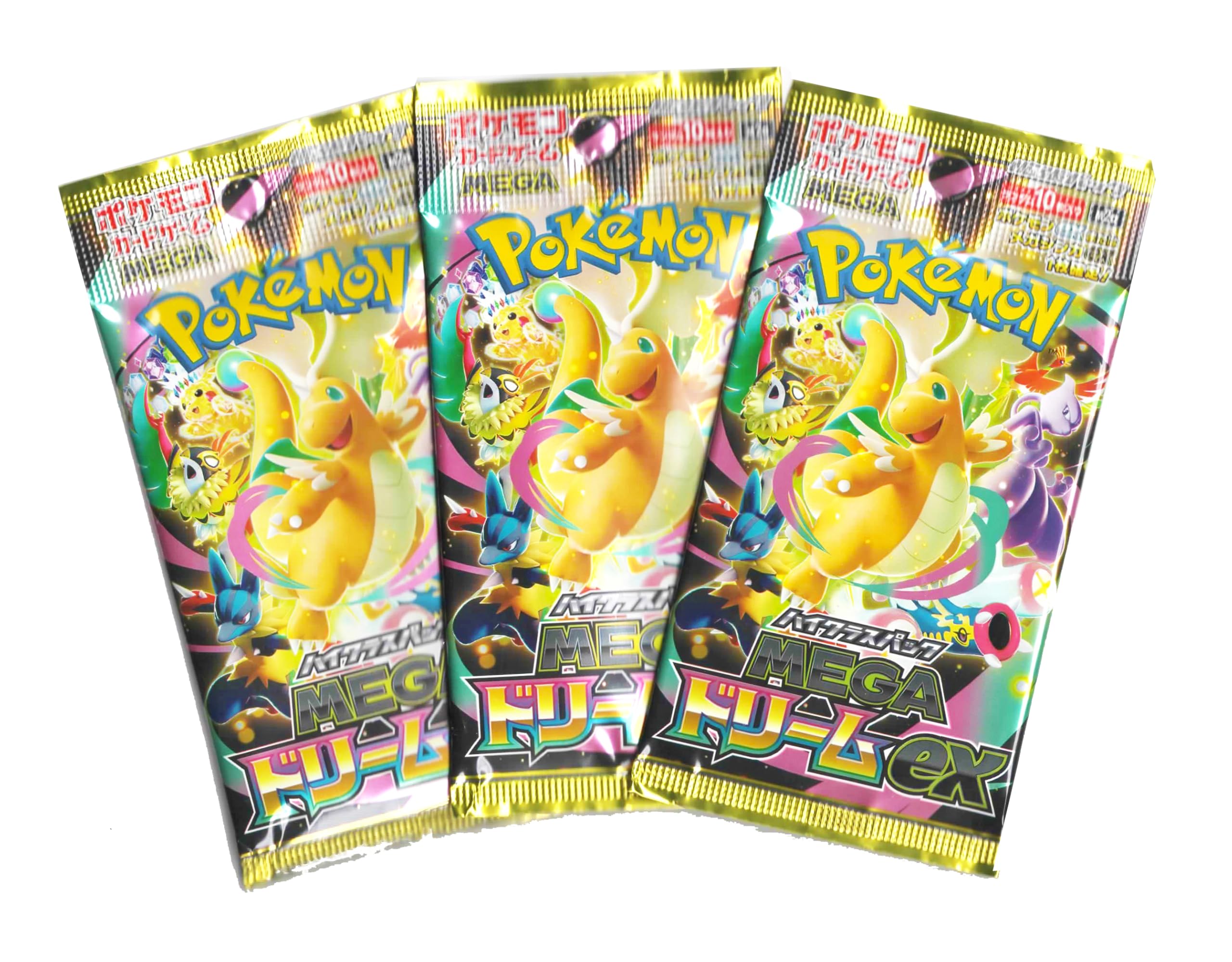Pokemon Mega Dream - Japanese Booster Pack Lot - x3