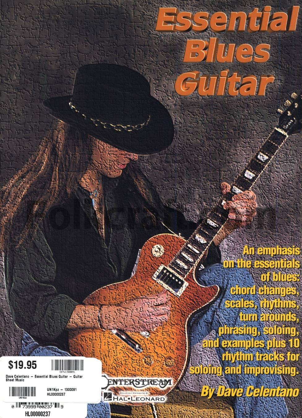 Essential Blues Guitar: An Emphasis on the Essentials of Blues : Chord Changes, Scales, Rhythms, Turn Arounds, Phrasing, Soloing, and Examples Plus 10 Rhythm Tracks for soloi