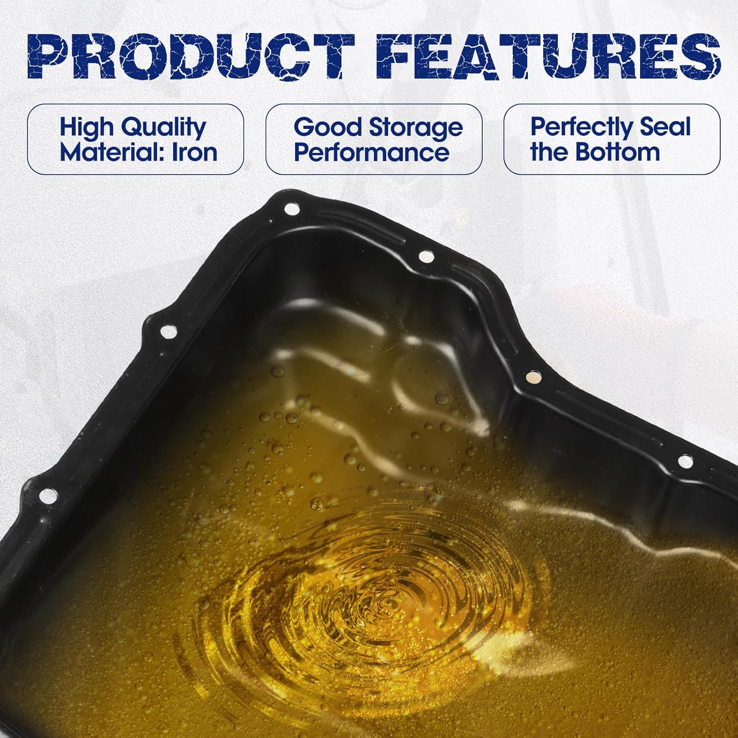 Transmission Oil Pan with Drain Plug, Fit for Dodge Dakota Durango, Fit for Jeep Commander Grand Cherokee, Fit for Ram 1500/2500/3500 Dakota, OE 4736676AA, 04736676AA, 265870