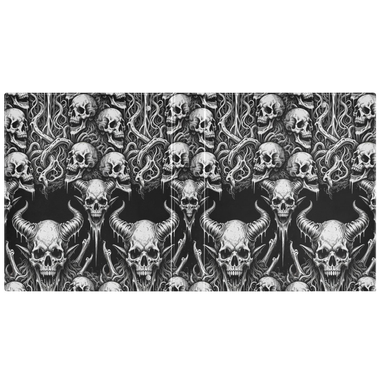 Classeur rigide à 3 anneaux gothique, esthétique, grunge, occulte