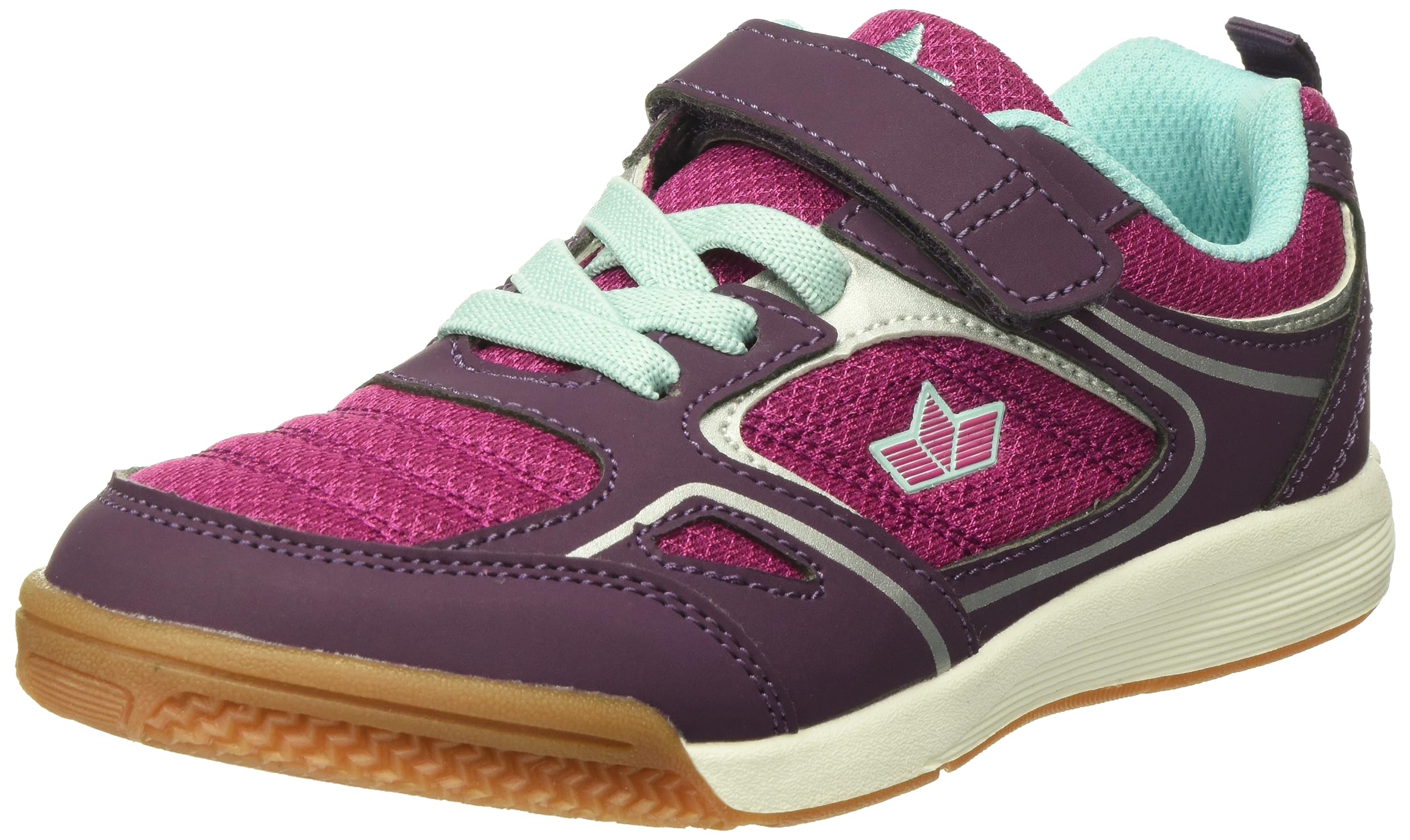 Lico Unisex Kid's Racine Vs Indoor Trainers, Purple Turquoise, 2.5 UK Child