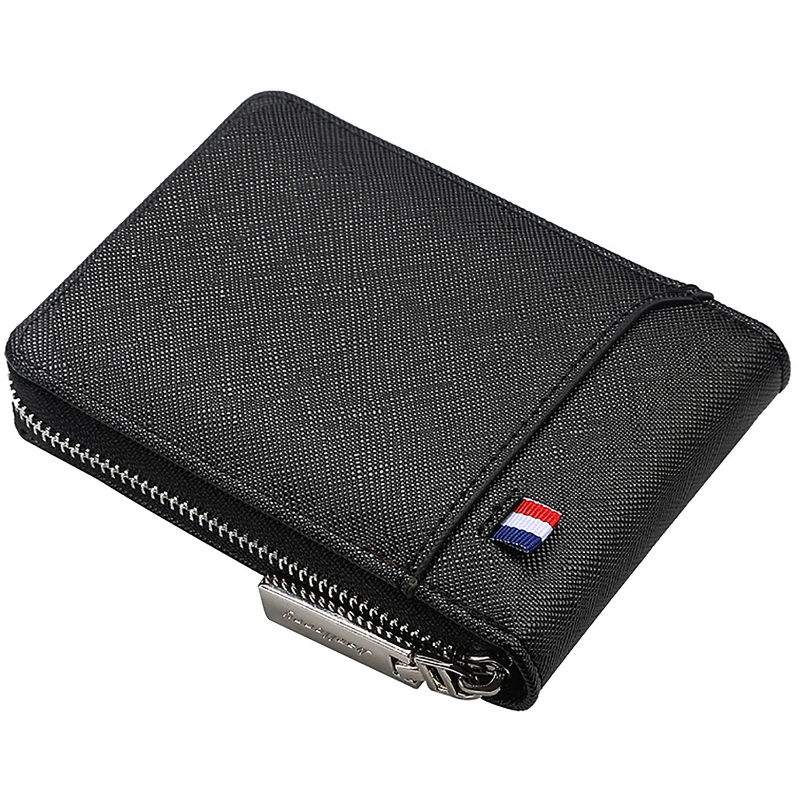 Portafogli da uomo funzionali, design piccolo e compatto,Portafogli(Black)