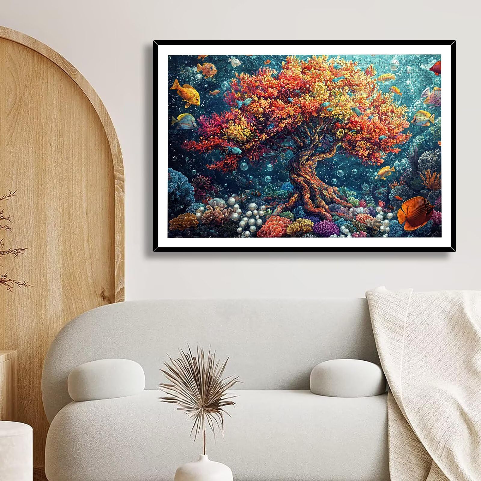 Puzzle 2000 Piezas Mar, Puzzle Paisaje con Caja para Adultos, 99.5x70.5cm, DIY 2000 Piezas Rompecabezas Madera para Adultos, Rompecabezas Desafiante para Decoracion Hogar y Pared, Regalo Mujer, -8509