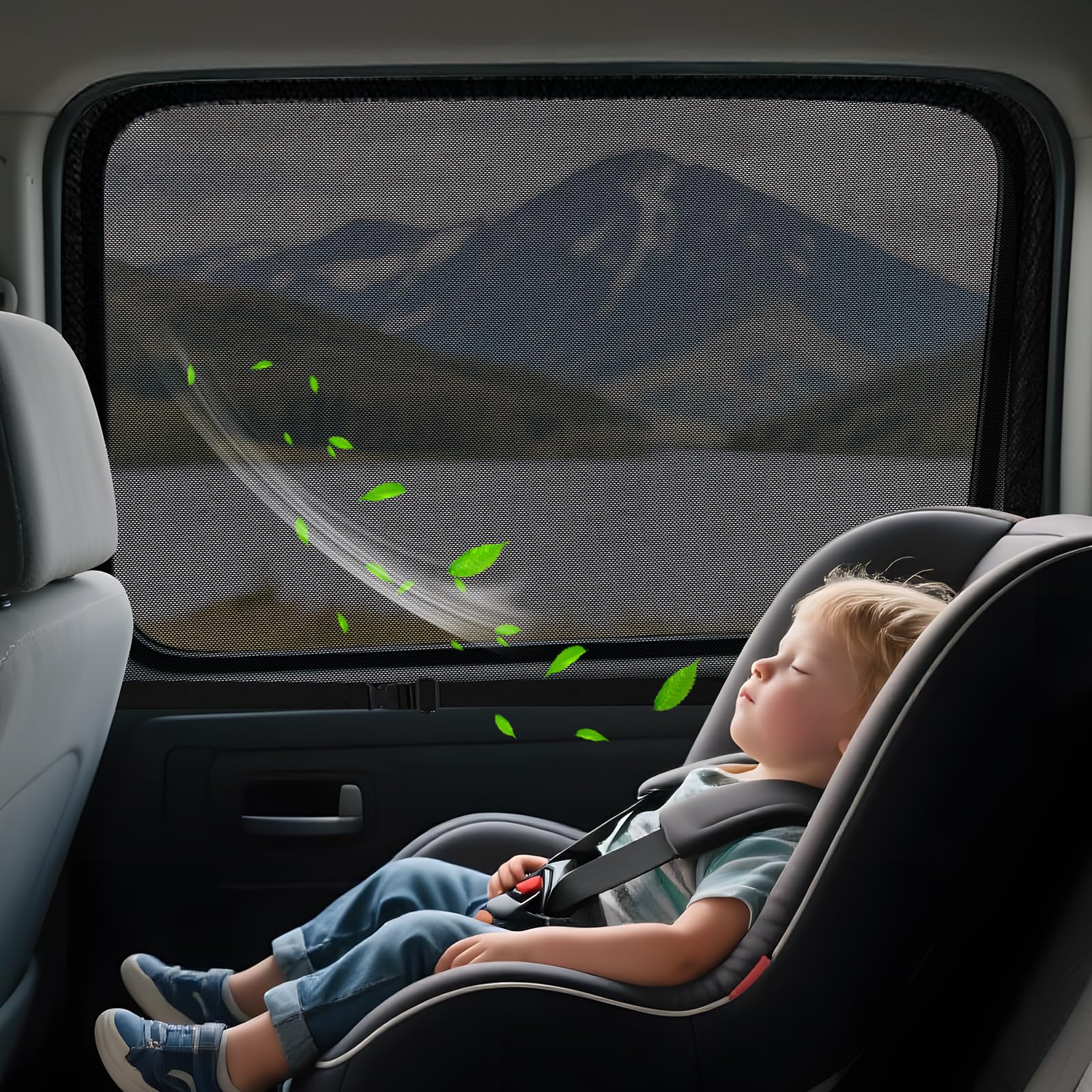 ZATOOTO Parasole per auto in rete per porta scorrevole, finestra oscurante, protezione solare monostrato, L