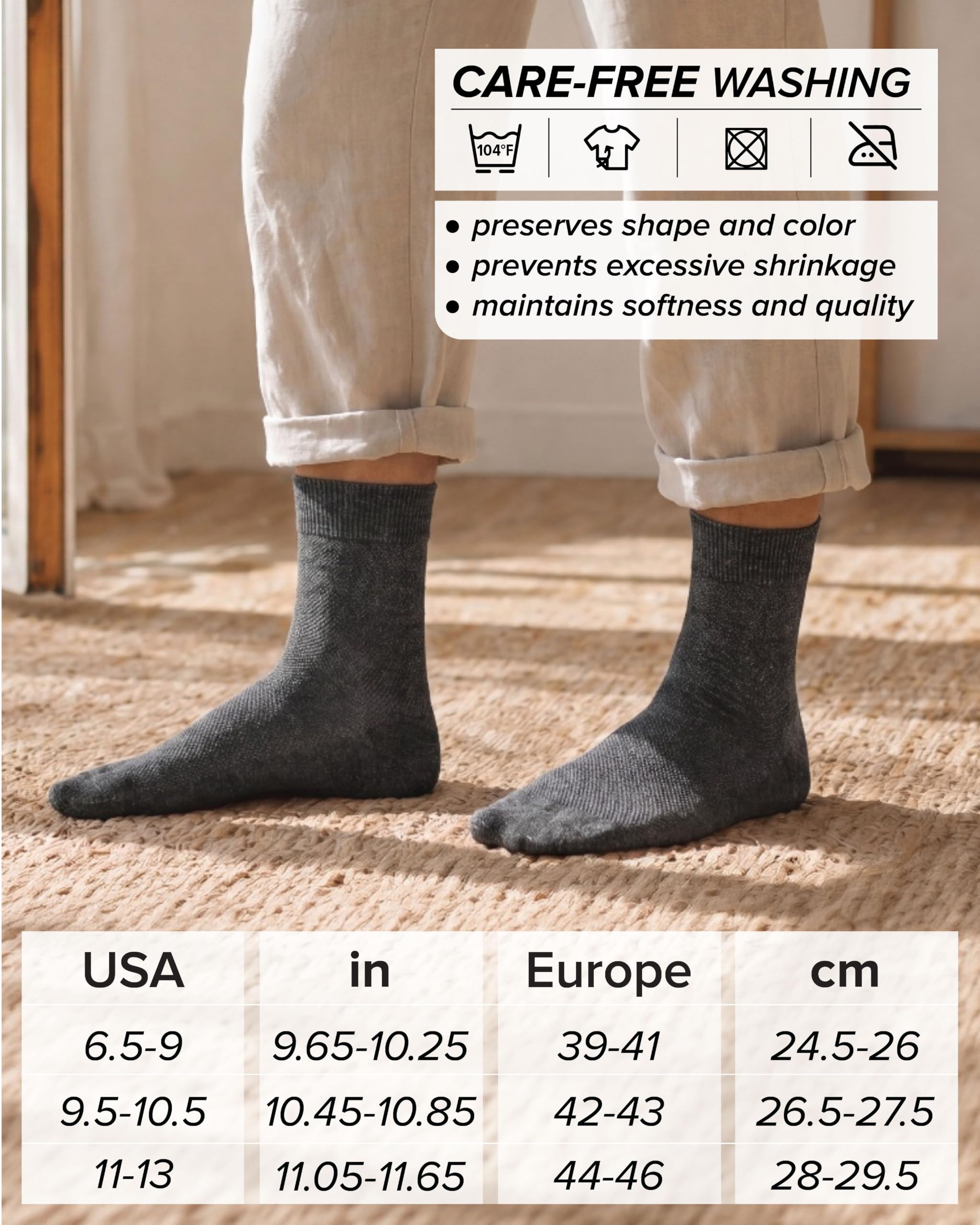 vitsocks Chaussette d'été LIN et COTON fine légère Homme (3 PAIRES) ultra respirante
