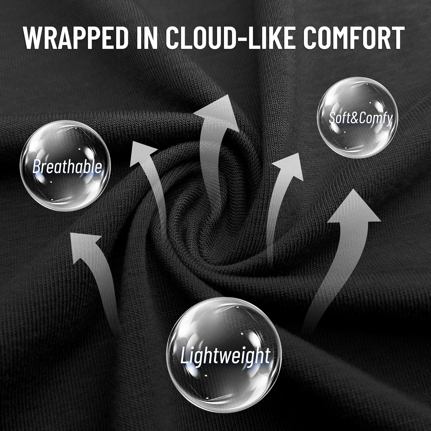 U2SKIIN Womens Tencel Cotton Kimono Robe, Soft Lightweight Short Bathrobe, V-neck Spa Loungewear with Pockets - Image 2