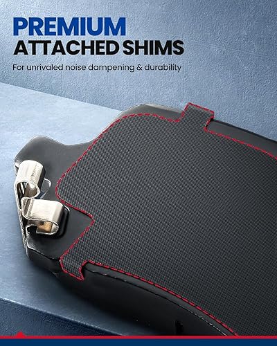 Miniatura 7 de KAX Pastillas de freno delanteras D1211 para Vibe 2009-2010, iM 2016, tC 2011-2016, Corolla iM 2017-2018, Matrix 2009-2013, Mirai 2016-2020, RAV 4