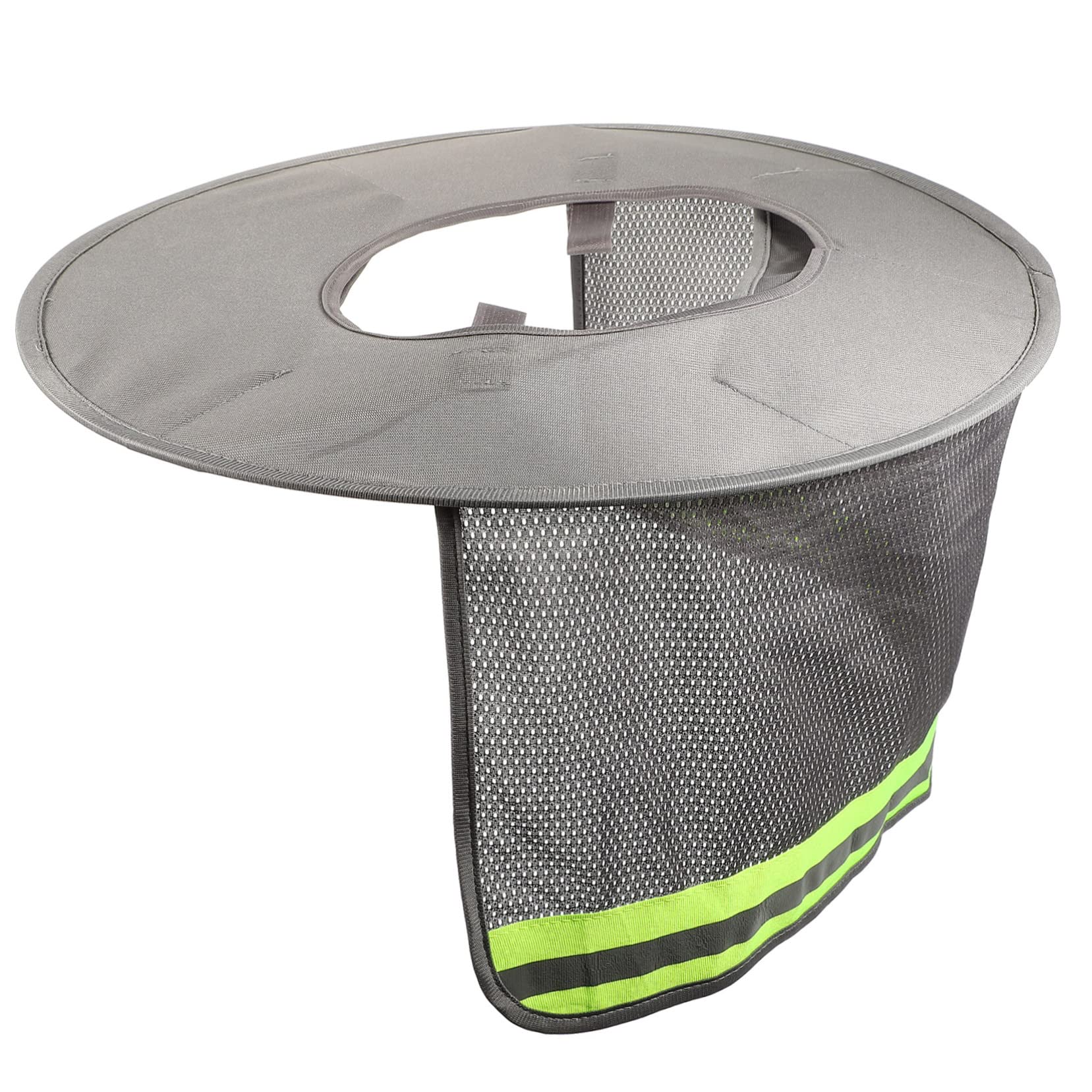POPETPOP 6 Piezas Protector Solar para Cuello de Casco con Visera Accesorio Transpirable para Casco de Protección contra Rayos UV para Color Gris