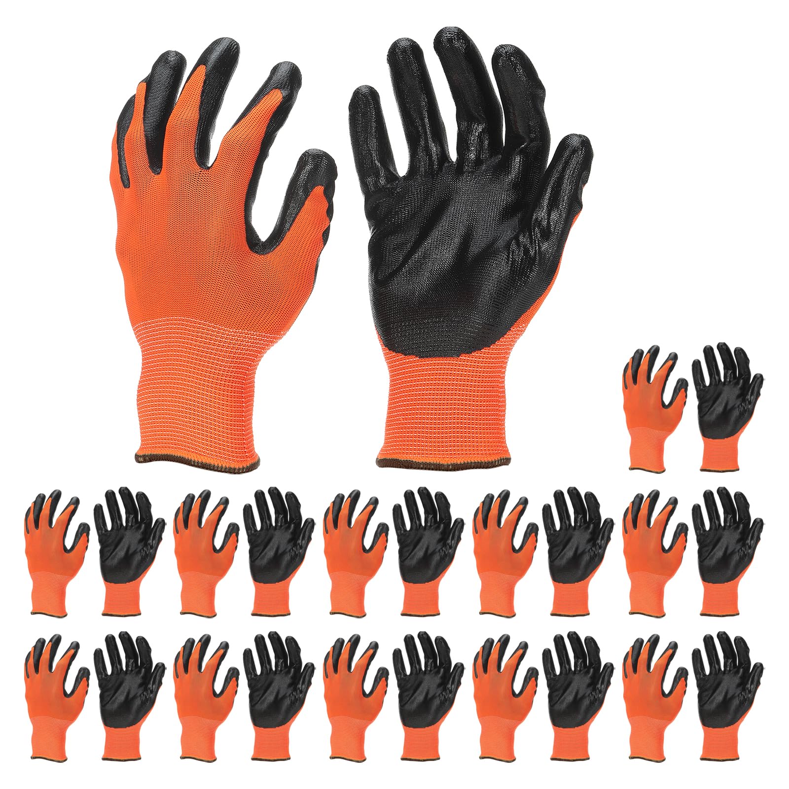 PATIKIL Safety Work Gloves Nitrile Coated