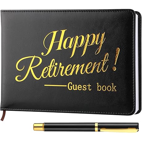 Ctosree Retirement Guest Book: A Memento of Well Wishes