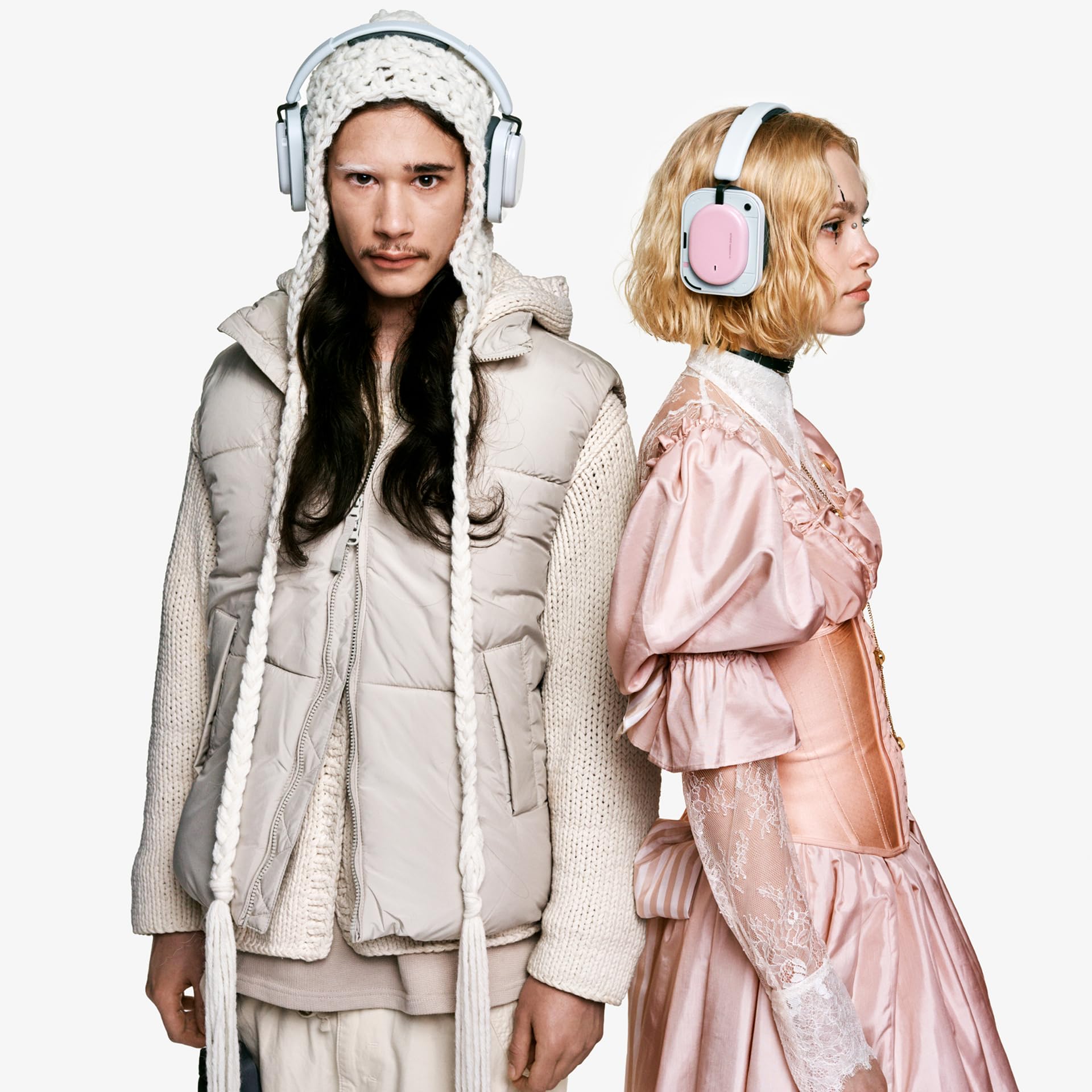 Nothing Headphone (a) Kabellose Over-Ear Kopfhörer mit ANC, bis zu 135h Akkulaufzeit, Hi-Res, LDAC, Anpassbare taktile Steuerung – Rosa