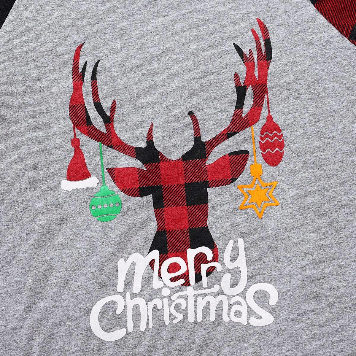 SANMIO Pigiama Famiglia, Due Pezzi Stampati Top + Pantaloni Set di Natale Famiglia Coordinati per papà Mamma Ragazzo Ragazza Bebè