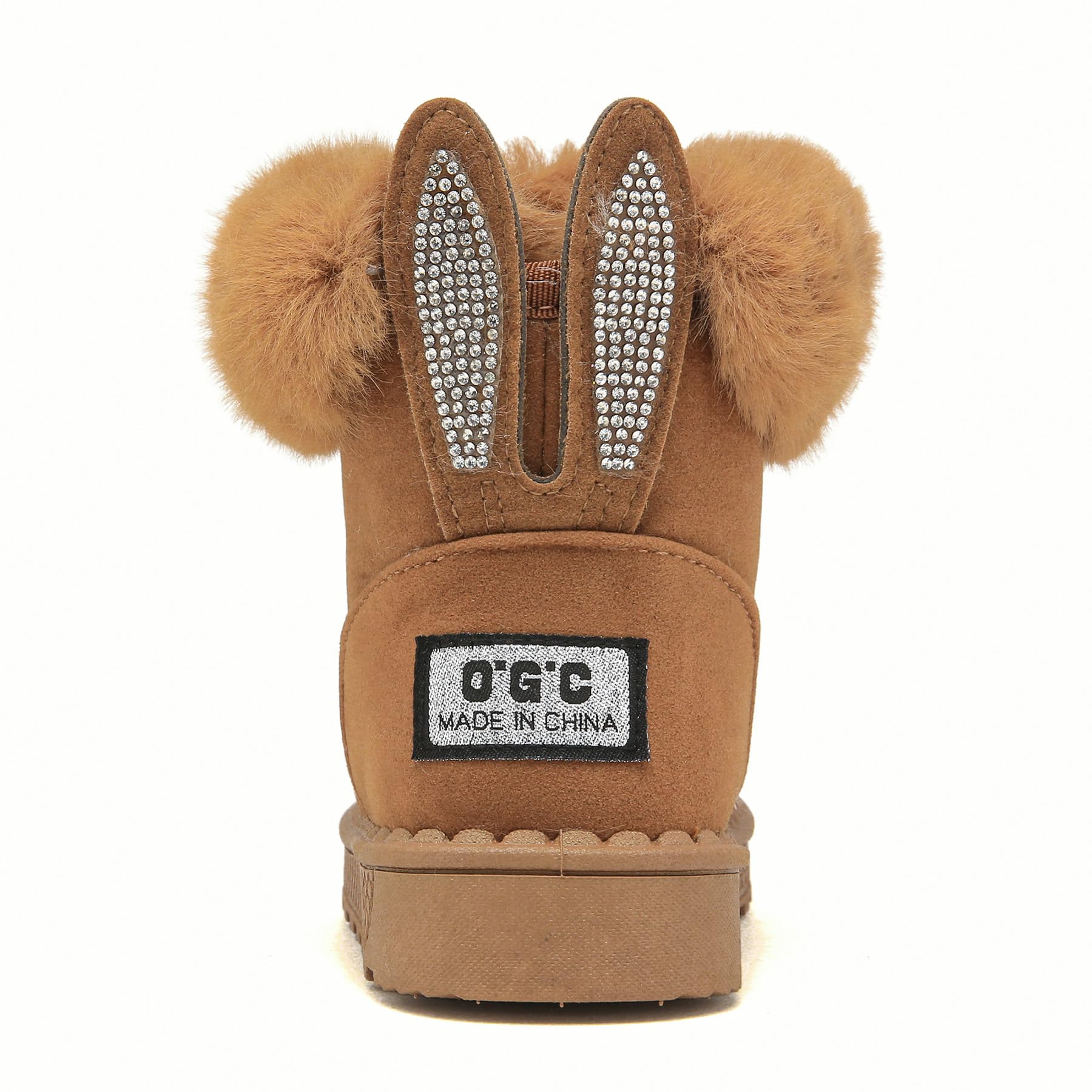 Yeeteepot Bambine e Ragazze Carino Stivali da Neve Calda Foderati Stivaletti Inverno Morbide Piatto Stivali Bambini Pelliccia Antiscivolo Boots