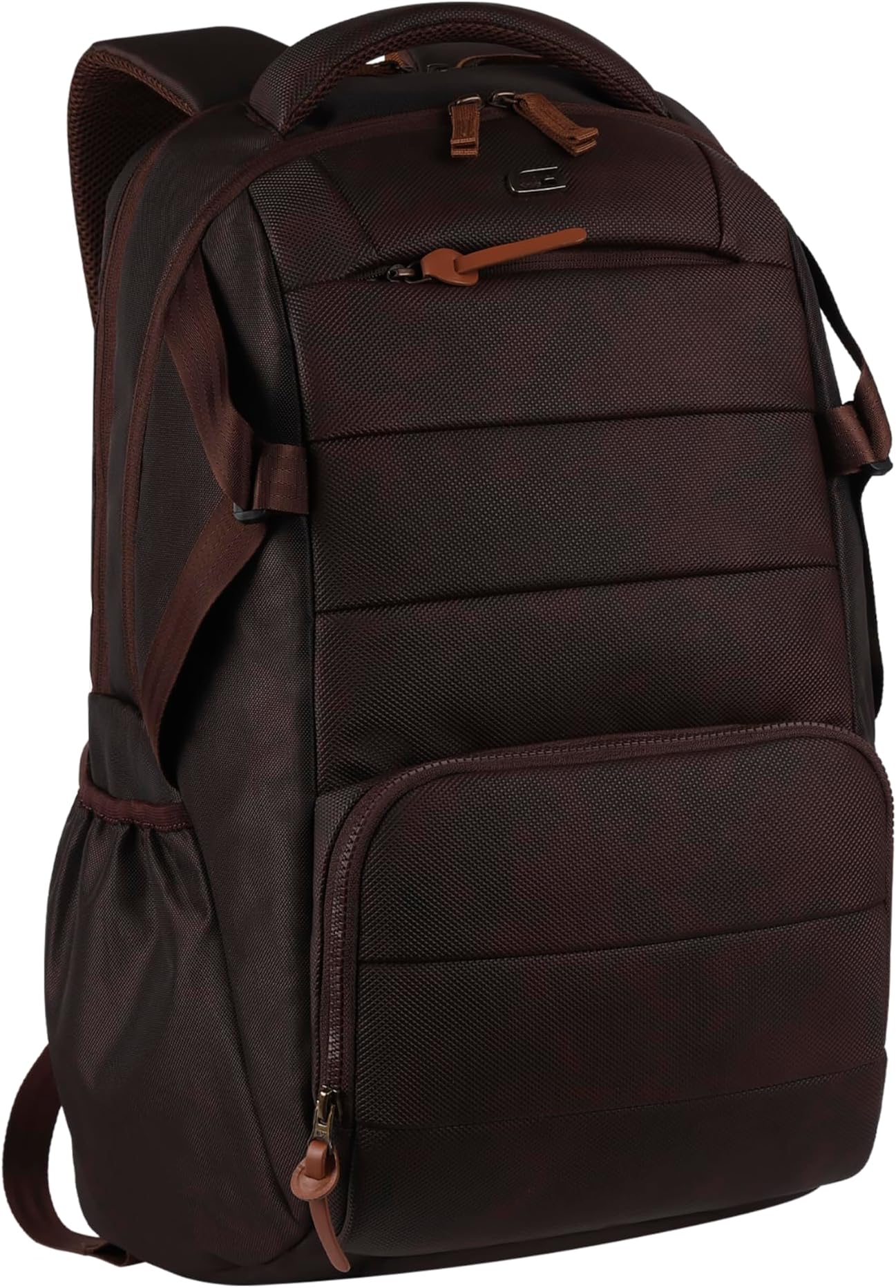 Aspire 3 19"/35L Large Faux Leather Water Resistant Laptop Backpack | Casual Backpack | Daypack | Travel Backpack | College Bag For Men/Women (Brown - Brown)