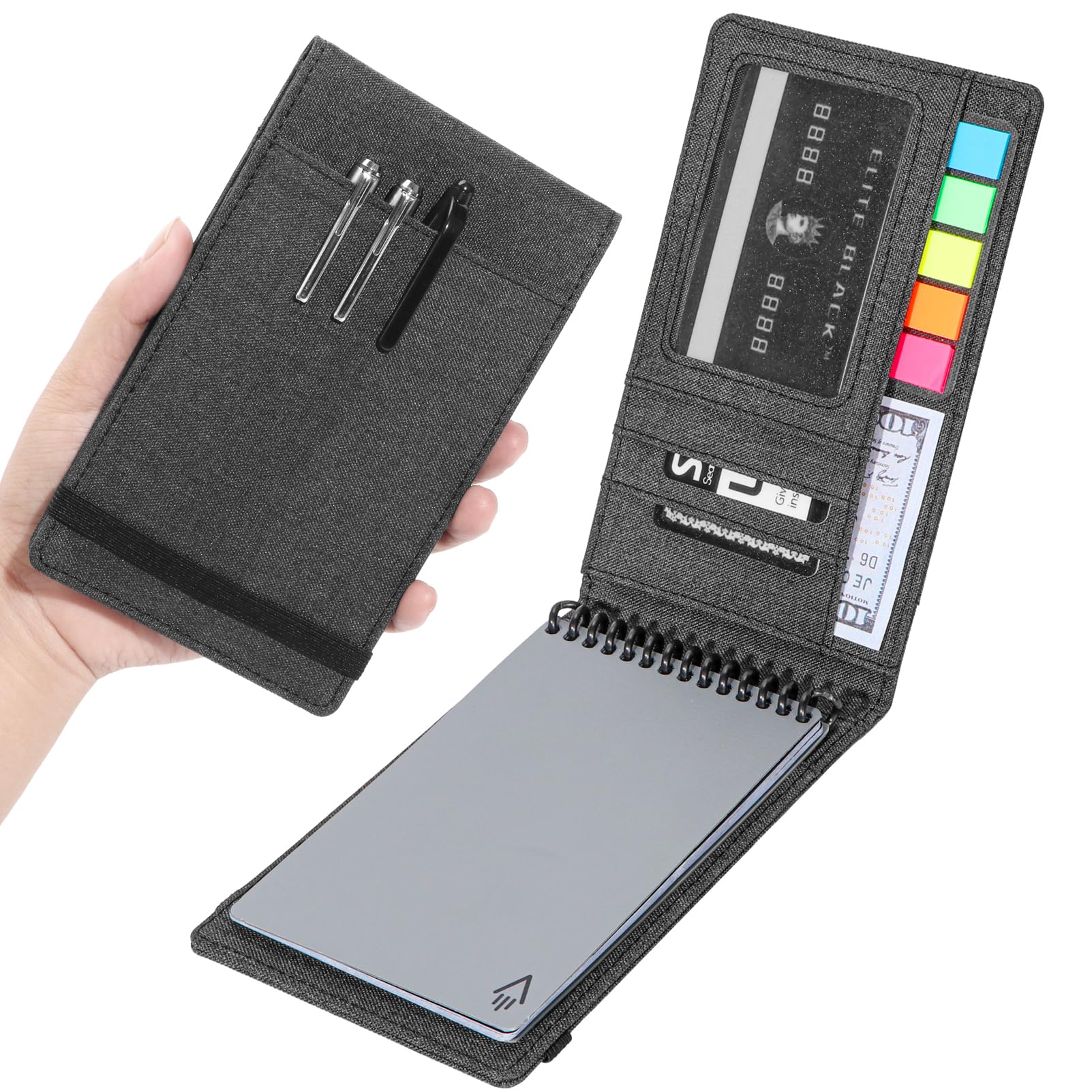 Notebook Cover for Rocketbook Mini & Field Notes Top Spiral 3.5"x5.5"