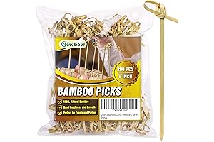 200PCS Bamboo Cocktail Picks: Elevate Your Next Gathering