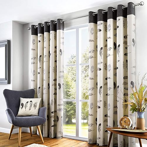 Designer Ready Made Bedroom Curtains Amazon Co Uk
