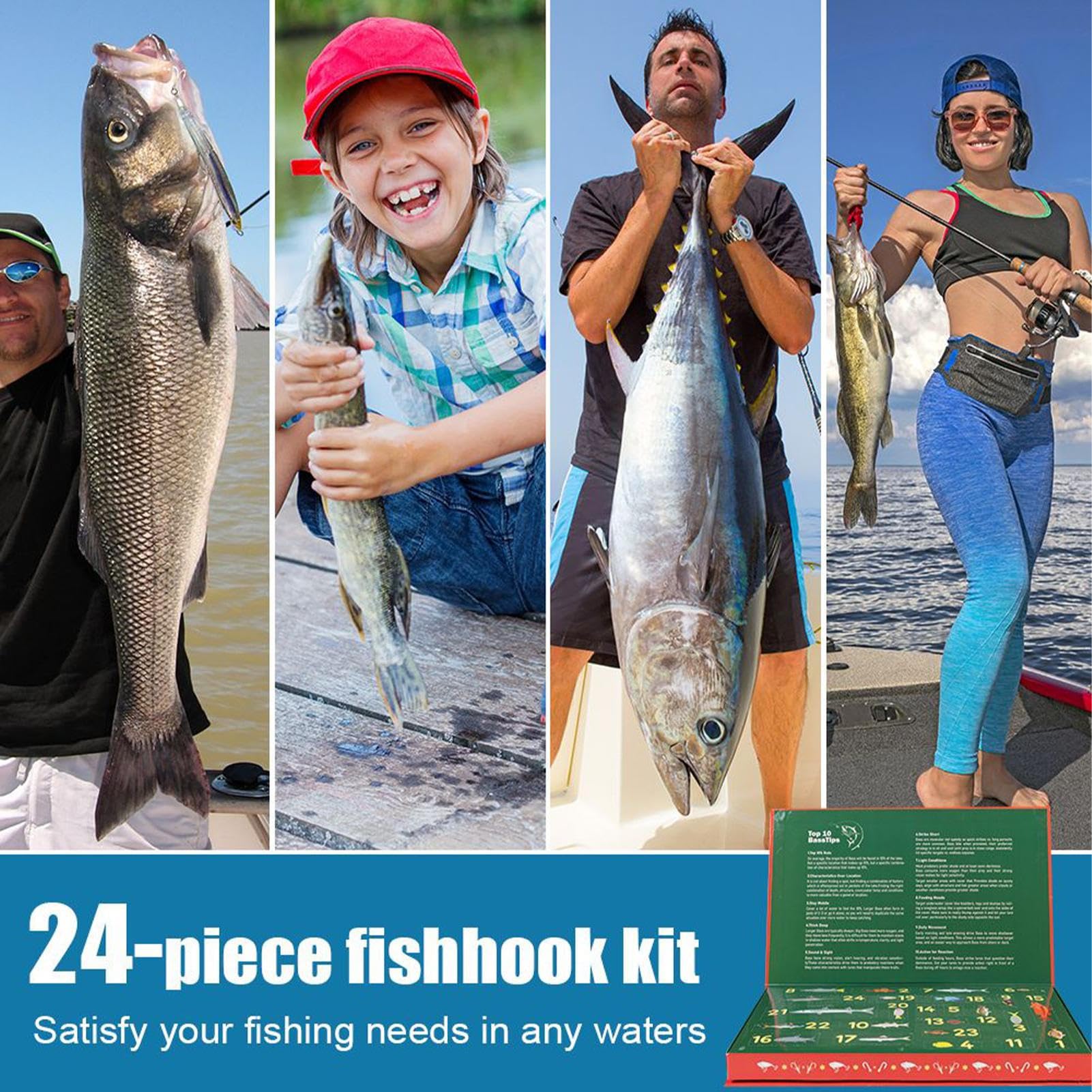 Angeln Adventskalender 2025 | 24 Tage Köder-Überraschungen | Geschenk Für Angler & Väter