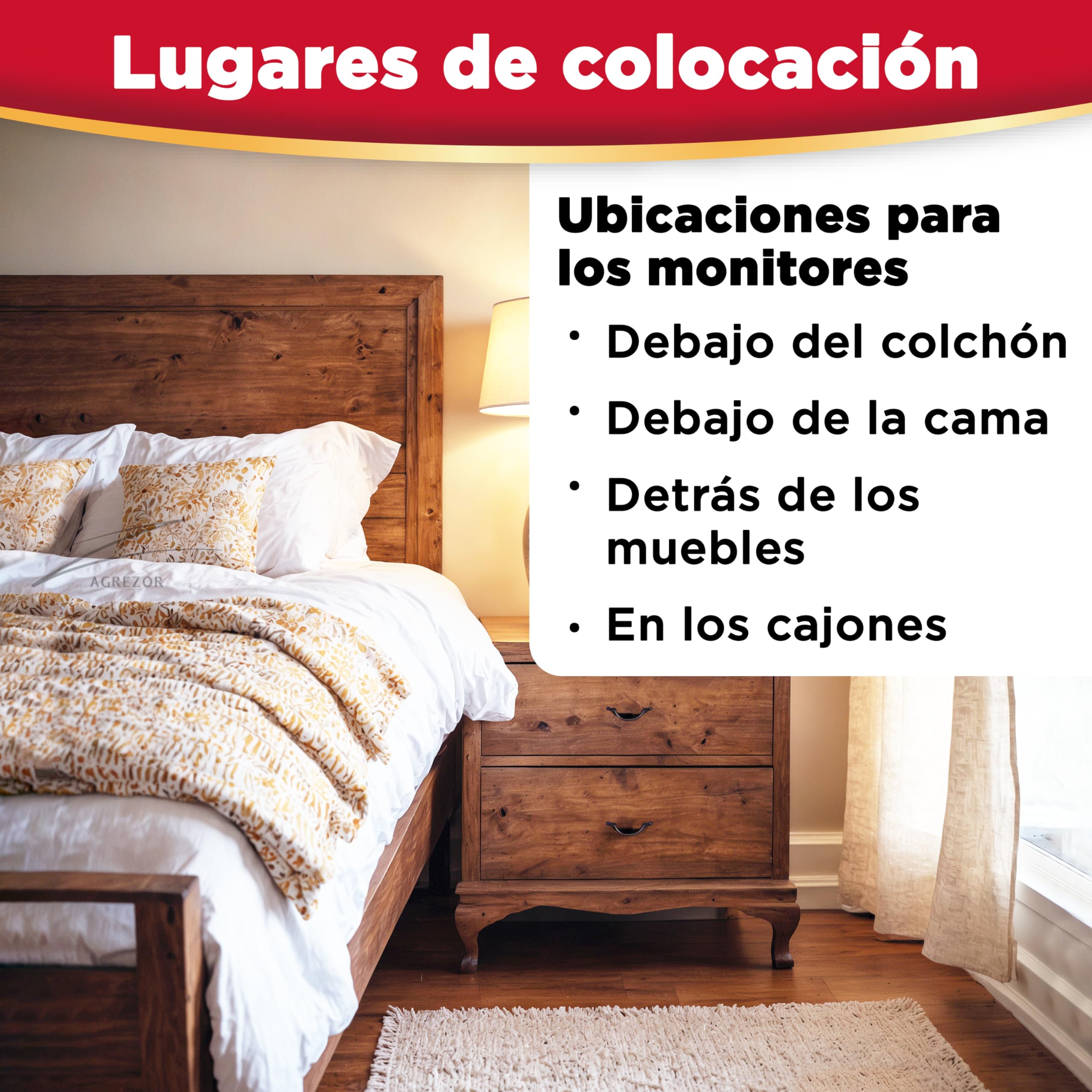 Catchmaster Monitor Biodegradable contra Chinches - Prevención y Remedio Único - 4 Unidades de 7 cm x 5 cm
