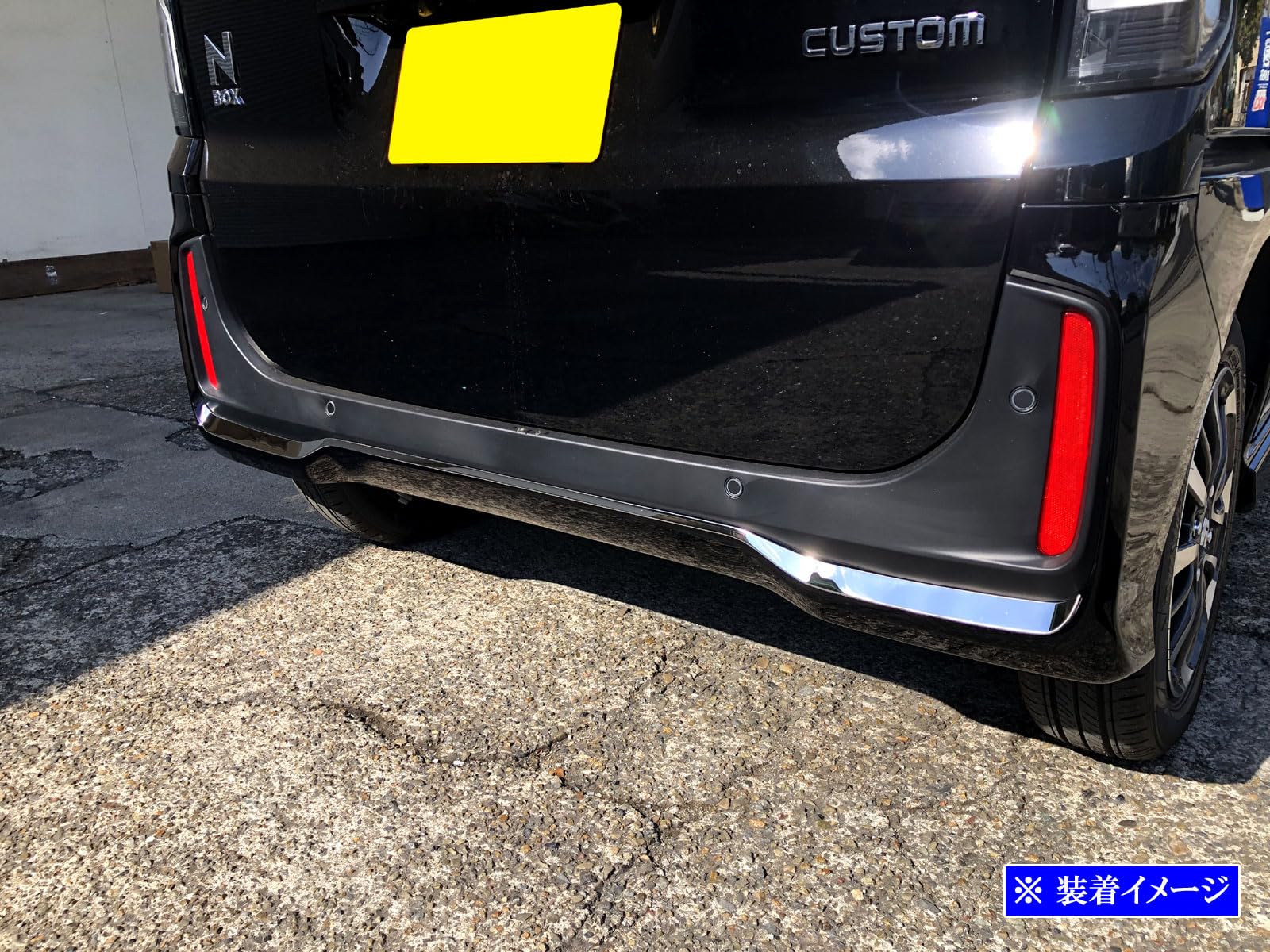 リアバンパー 鏡面 タントファンクロス LA650S LA660S 超鏡面 ステンレス メッキ リア